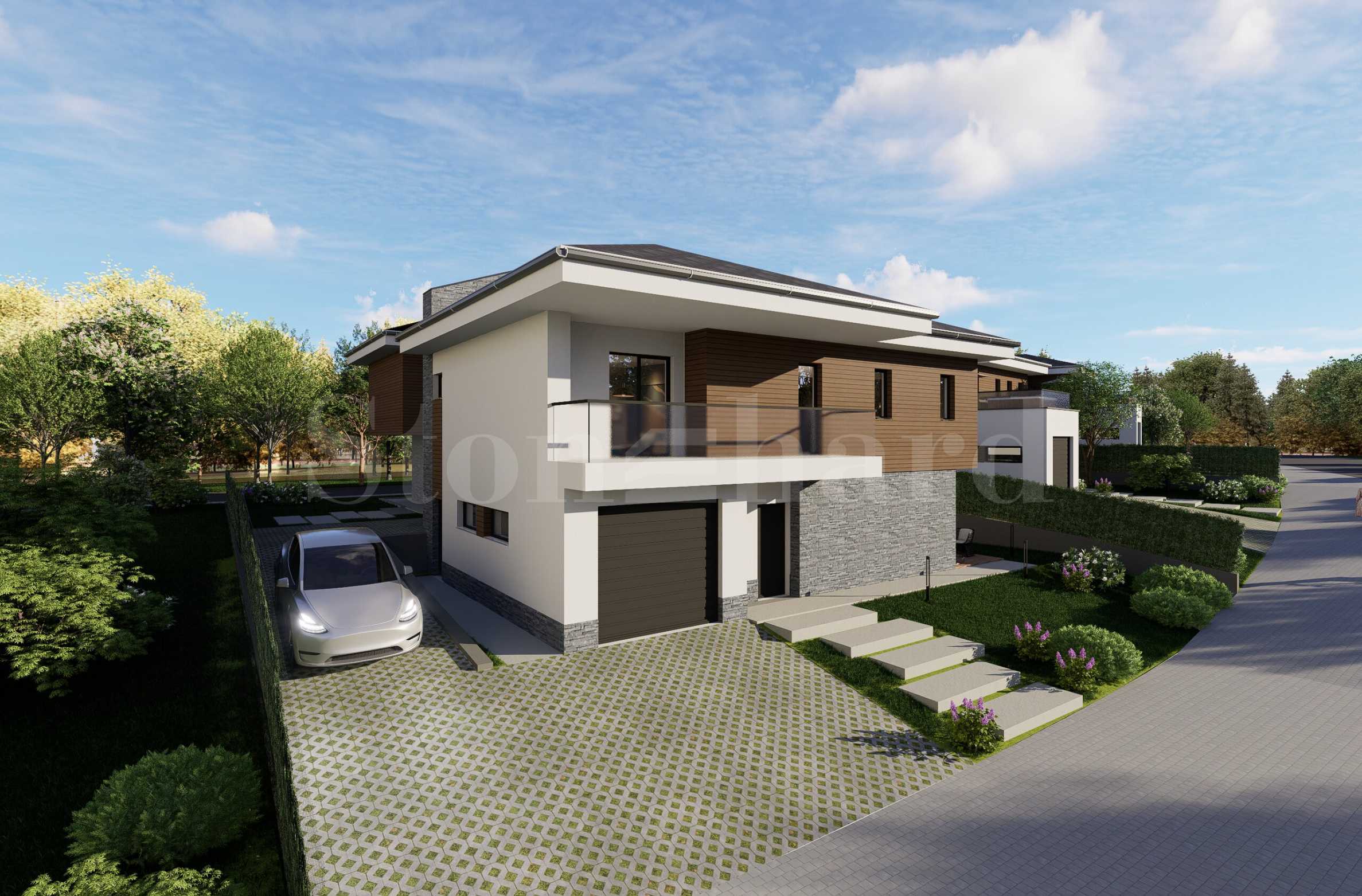 Family houses in the Delta Hill complex - at the foot of Vitosha Mountain2 - Stonehard