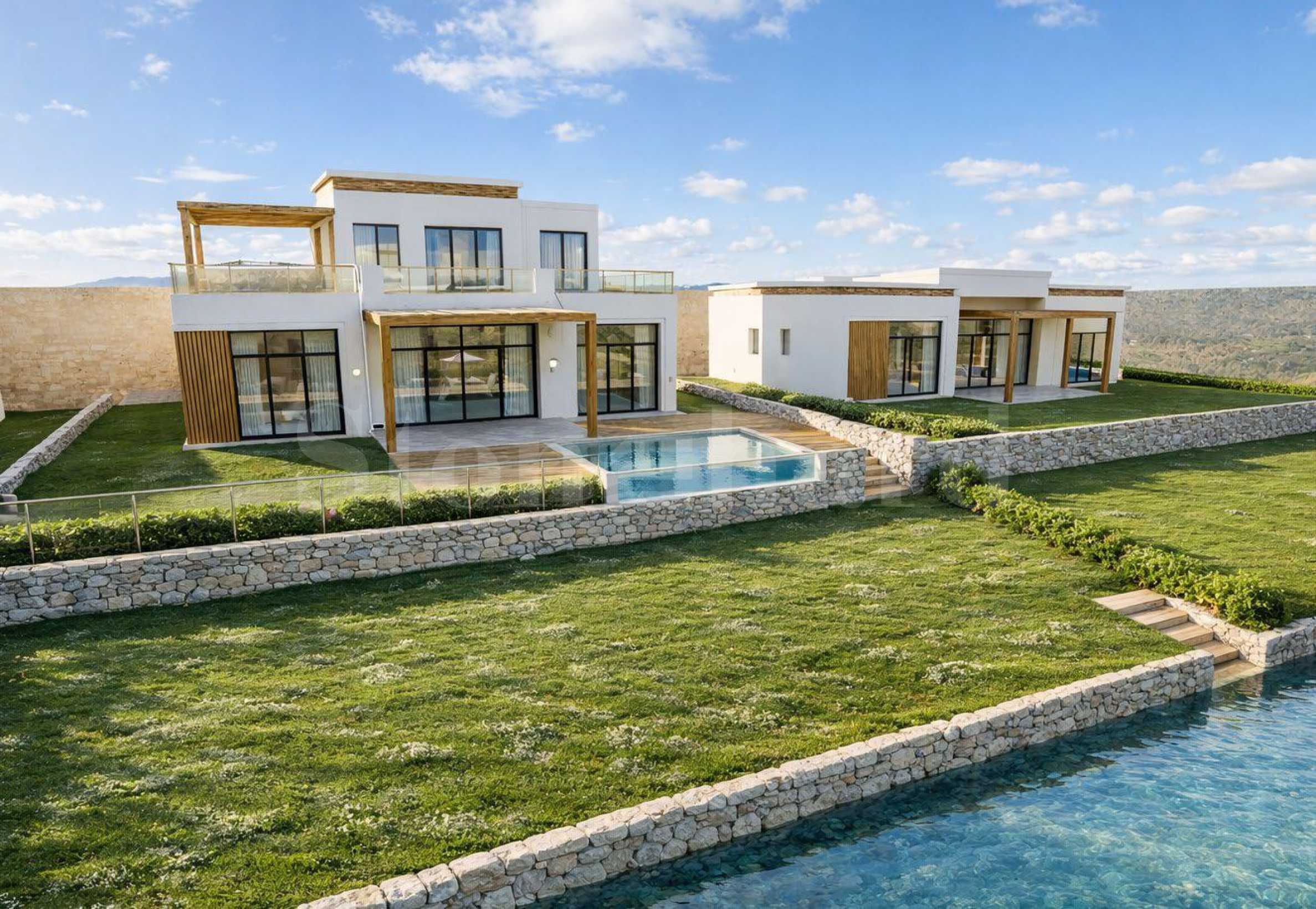 Lagoon view villas at Lubana Island, part of Hawana Salalah resort town 2 - Stonehard