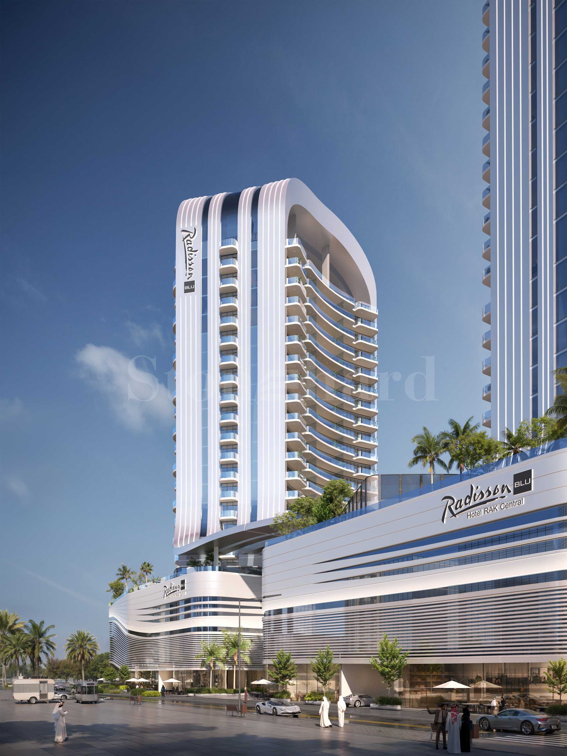 Luxuriously furnished apartments at Radisson Blu Residences, RAK Central 2 - Stonehard