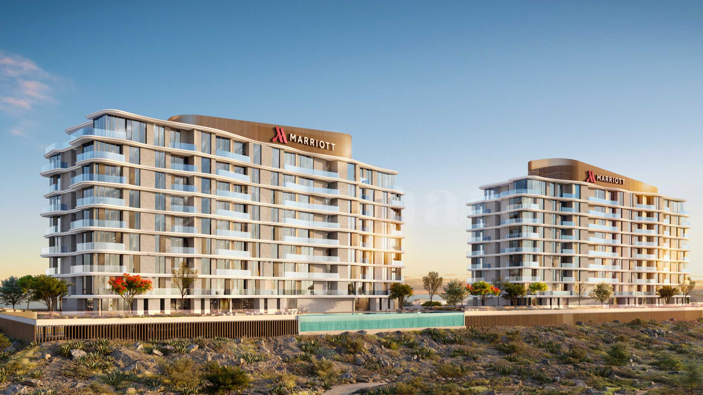 Different types of apartments in Marriott Residences, Oman 1 - Stonehard