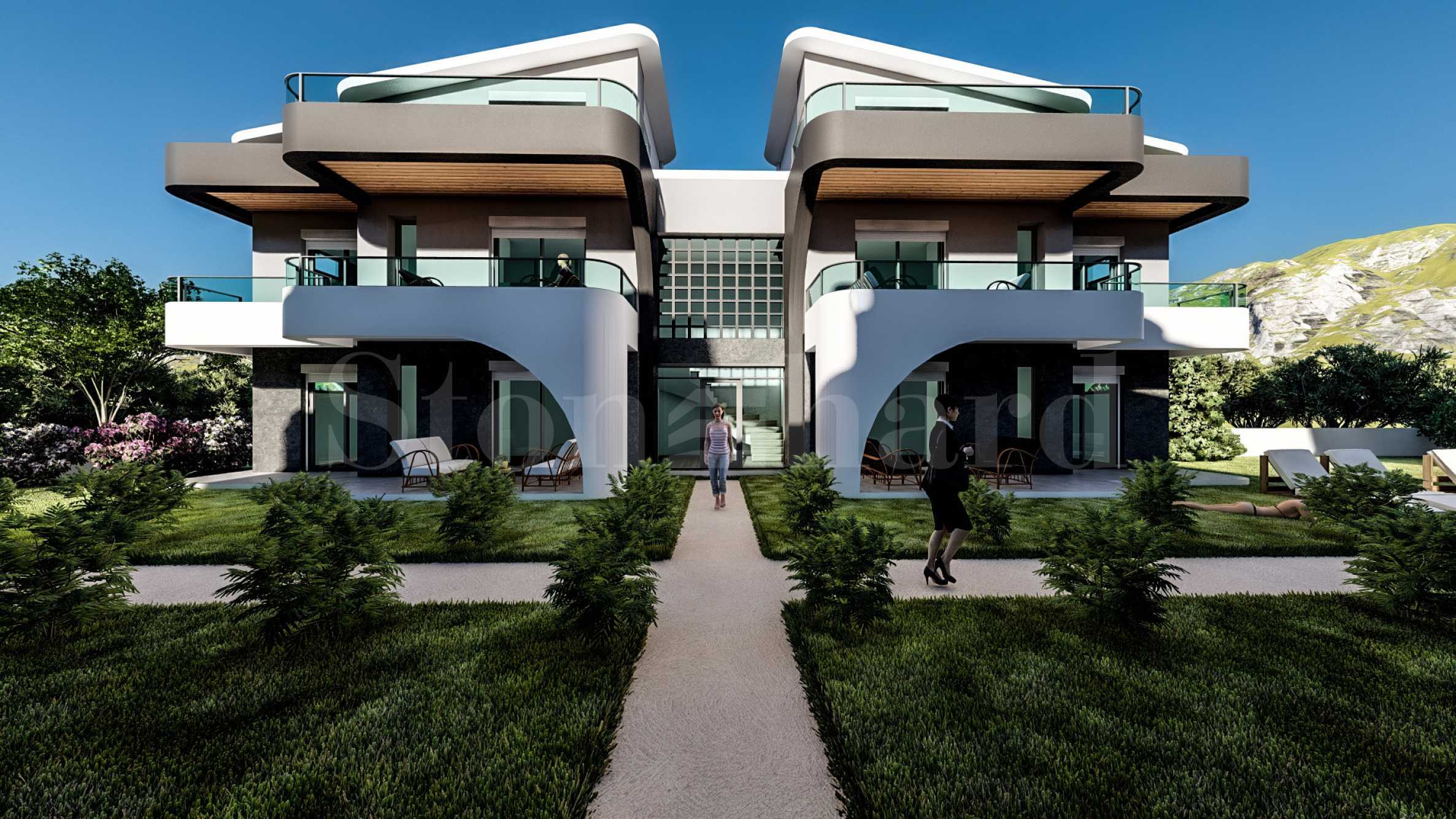 Apartments new complex, just 150 m from the beach in Skala Potamia, Thassos island 1 - Stonehard