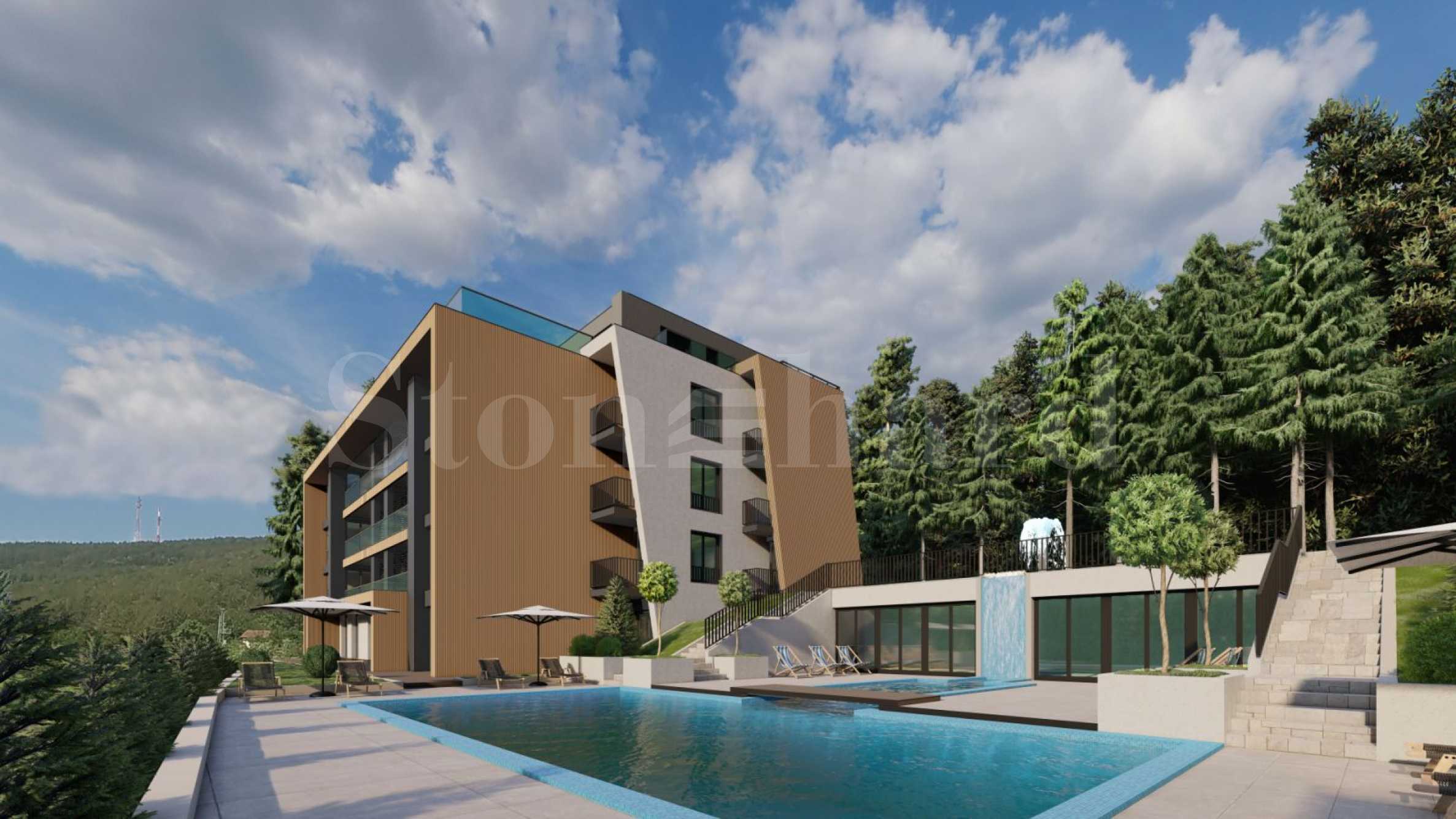 New apartments in a complex of two boutique buildings in the 