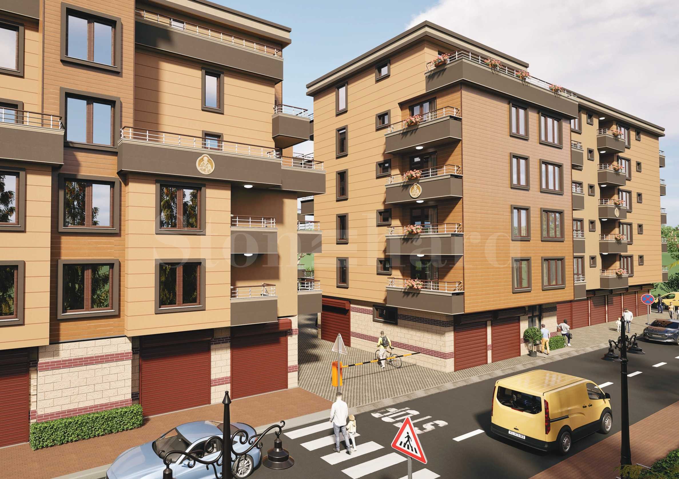 Apartments in a new building 700 m from the sea in Pomorie  2 - Stonehard