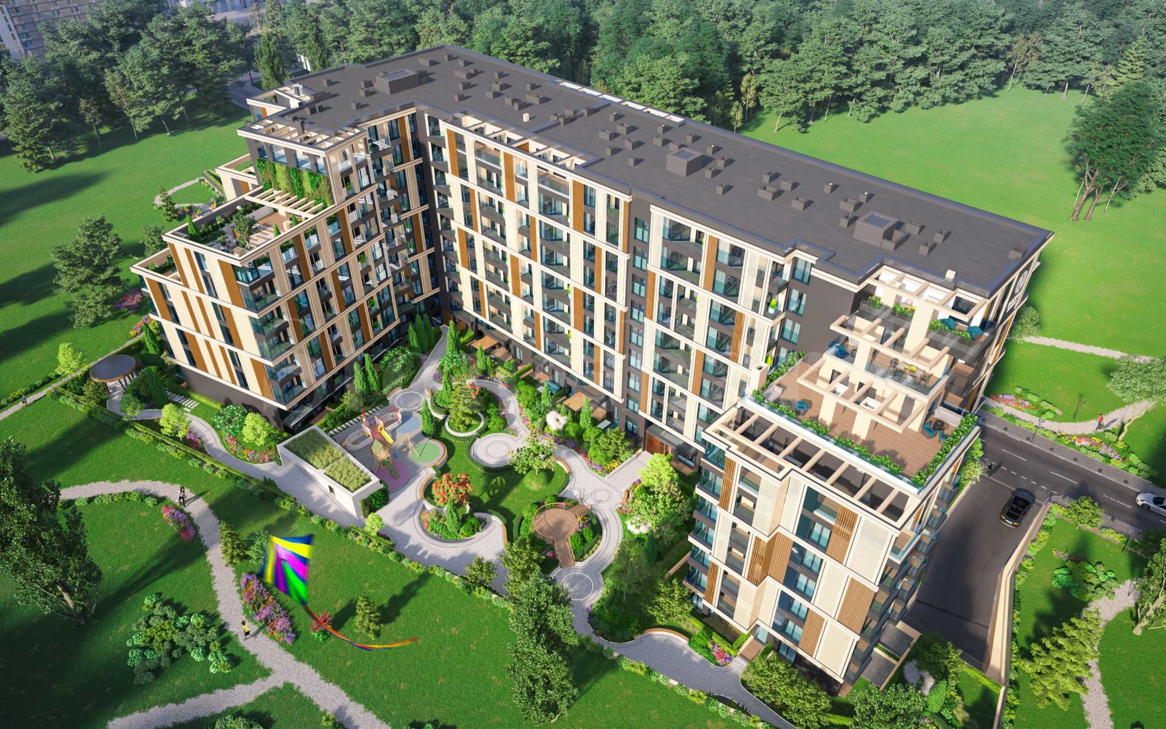 Newly built apartments next to The Mall, on Tsarigradsko shose Blvd.2 - Stonehard