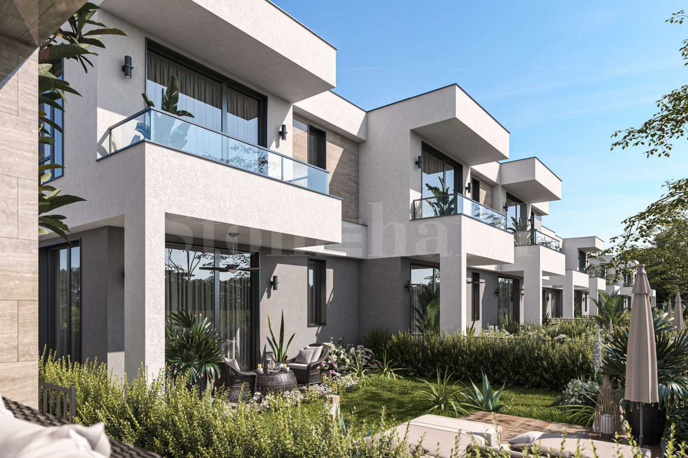 Two-storey houses with parking spaces in a gated complex between Burgas and Pomorie 2 - Stonehard