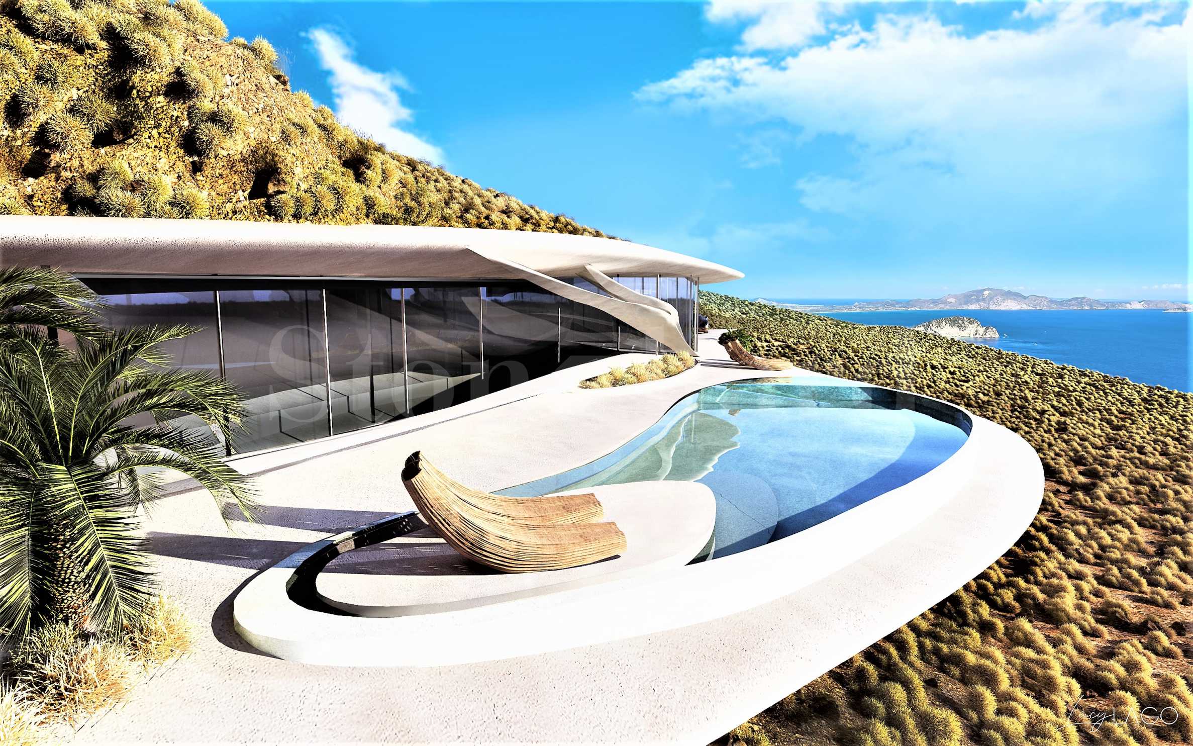 Villa Thea motifs from nature intertwined thematically with the cosmos of the island of Zakynthos2 - Stonehard