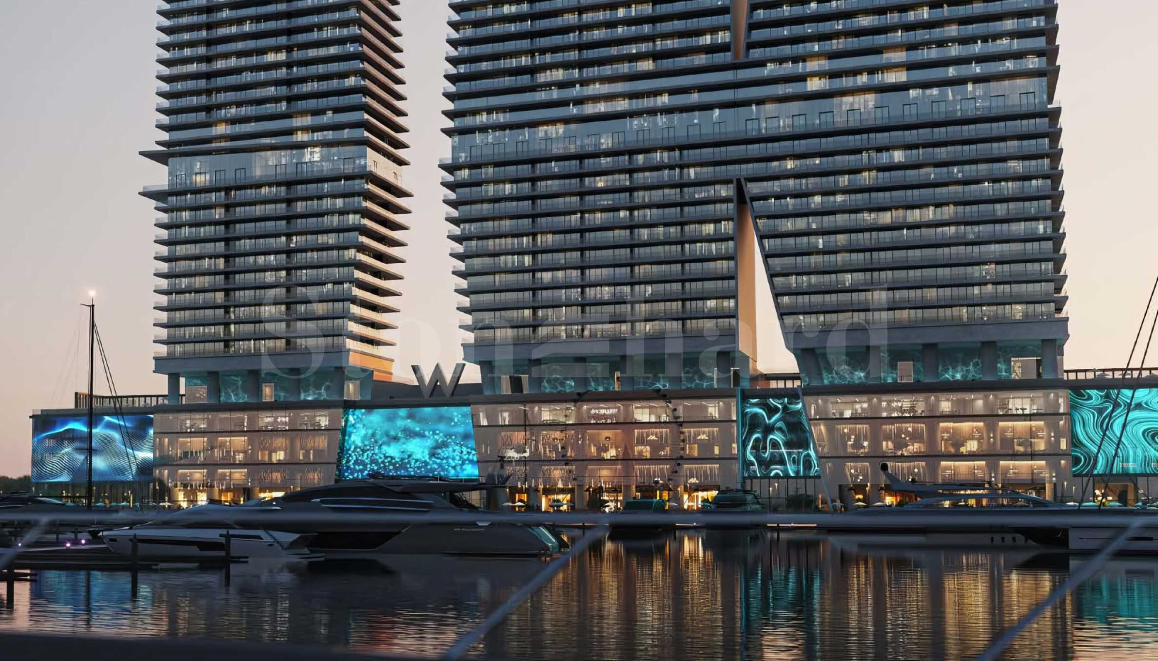 W Residences - three elegant towers with premium apartments next to Palm Jumeirah 2 - Stonehard