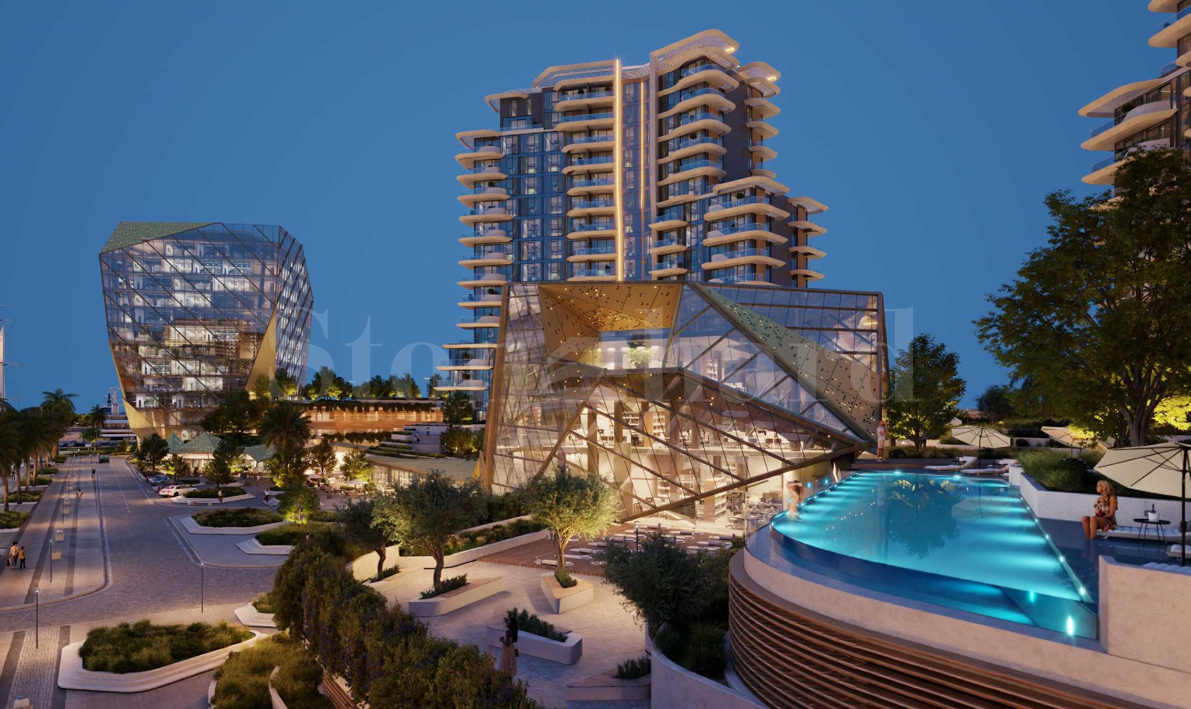 Spacious apartments with sea views in Portside Square, Port Rashid 1 - Stonehard