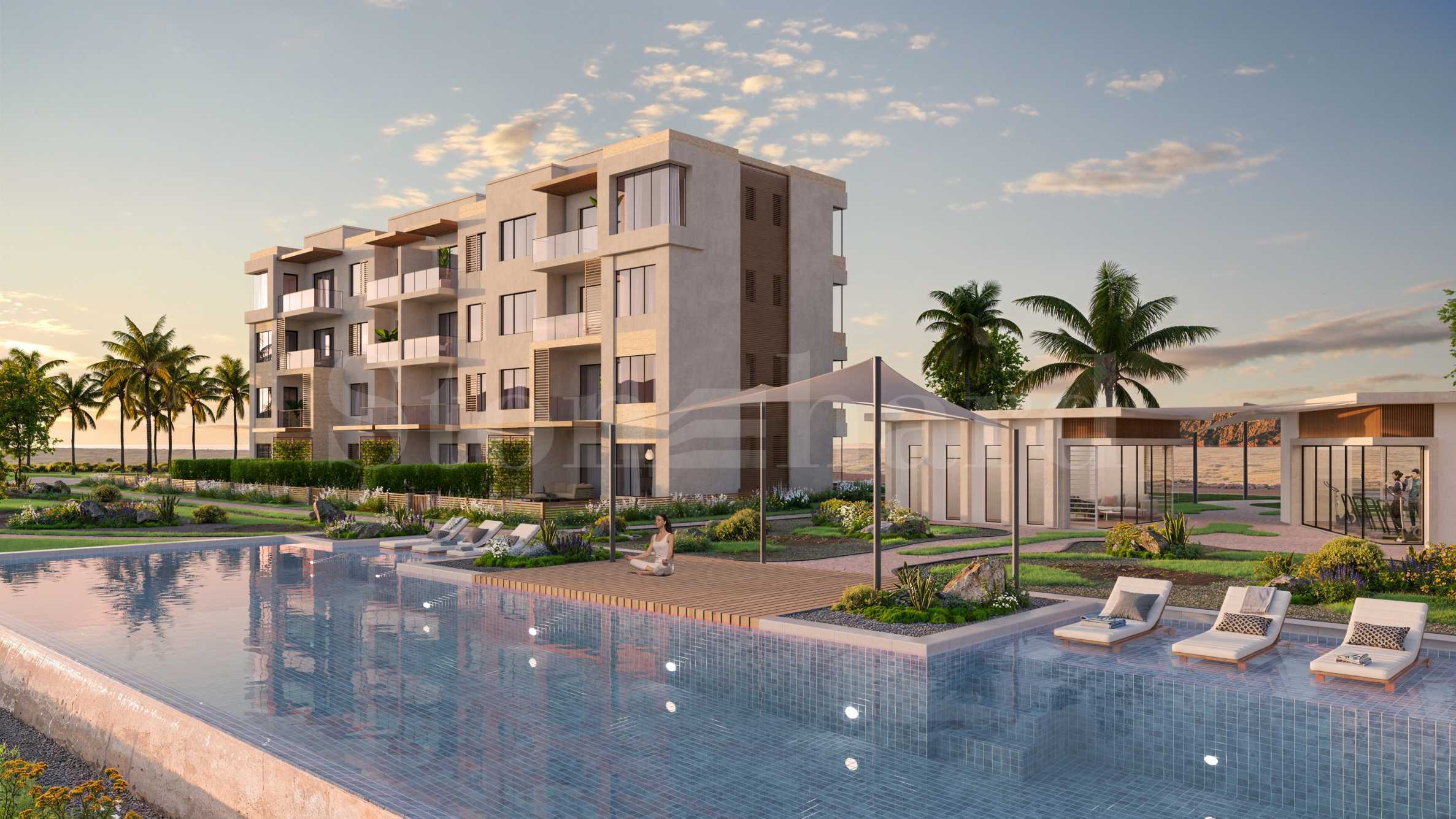 Holiday apartments in Solaris - a new building in the prestigious Jebel Sifah area 1 - Stonehard