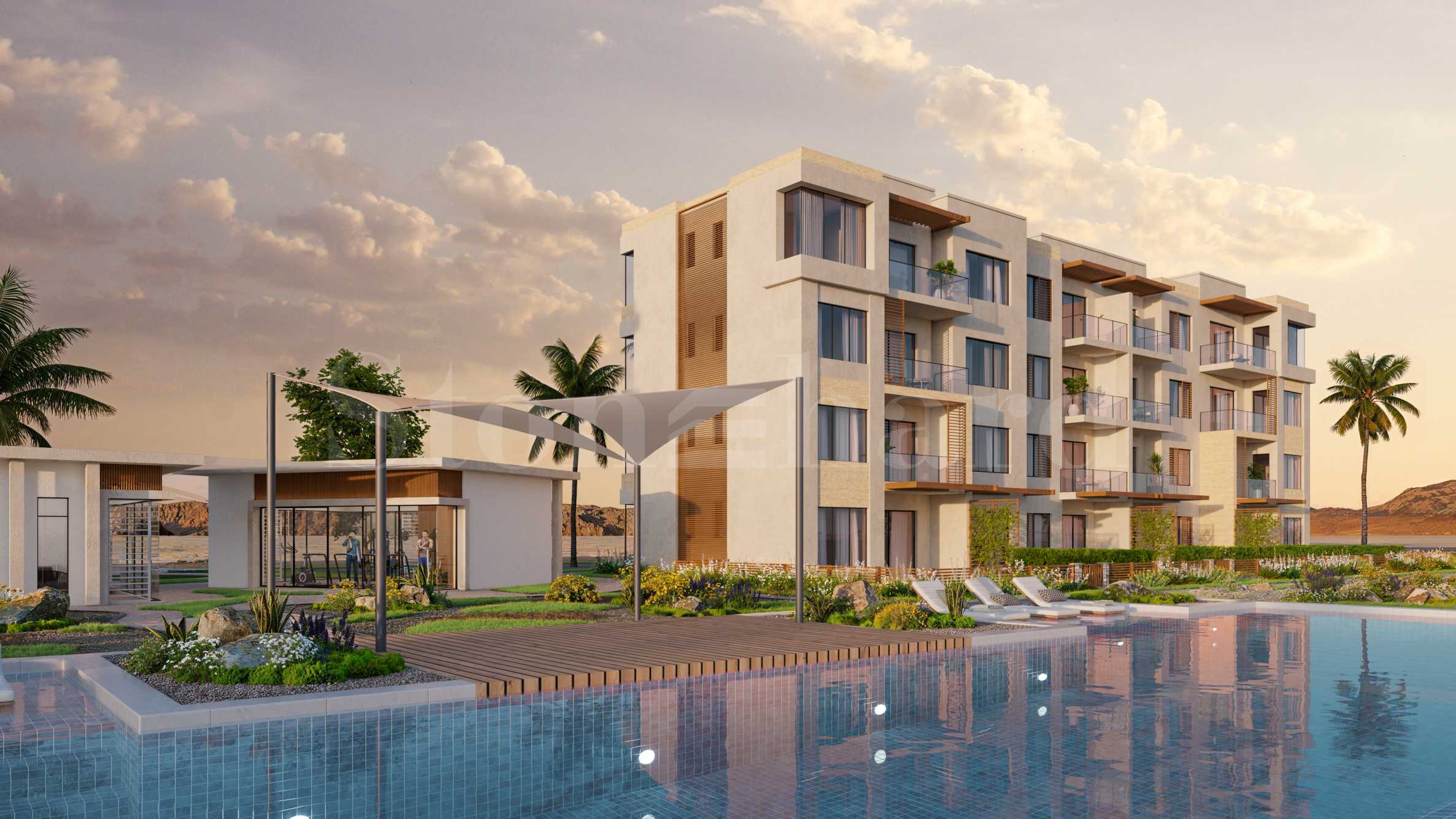 Holiday apartments in Solaris - a new building in the prestigious Jebel Sifah area 2 - Stonehard