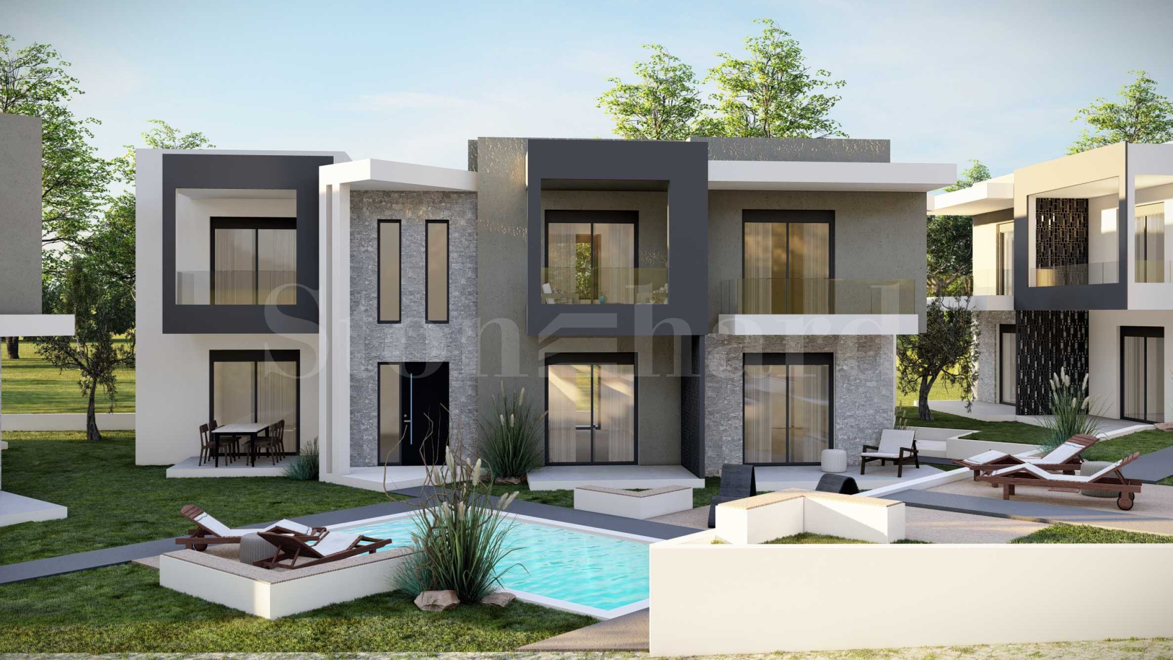 Bright and comfortable apartments in a new complex 80 m from the beach in Nea Kerdilia 1 - Stonehard