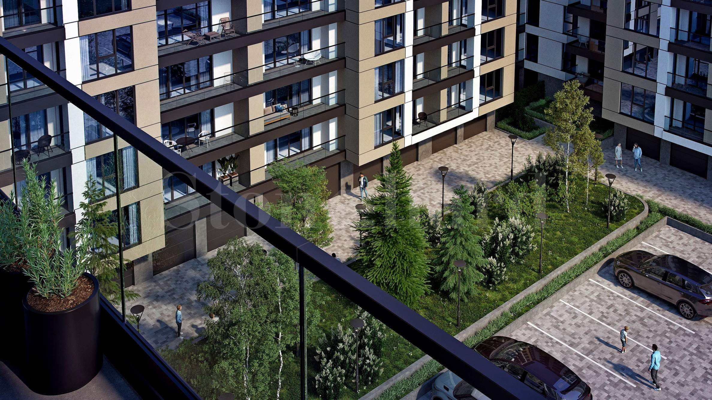 Apartments in an innovative complex in the 