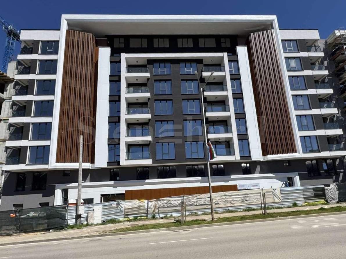 New construction apartments in a modern building next to 