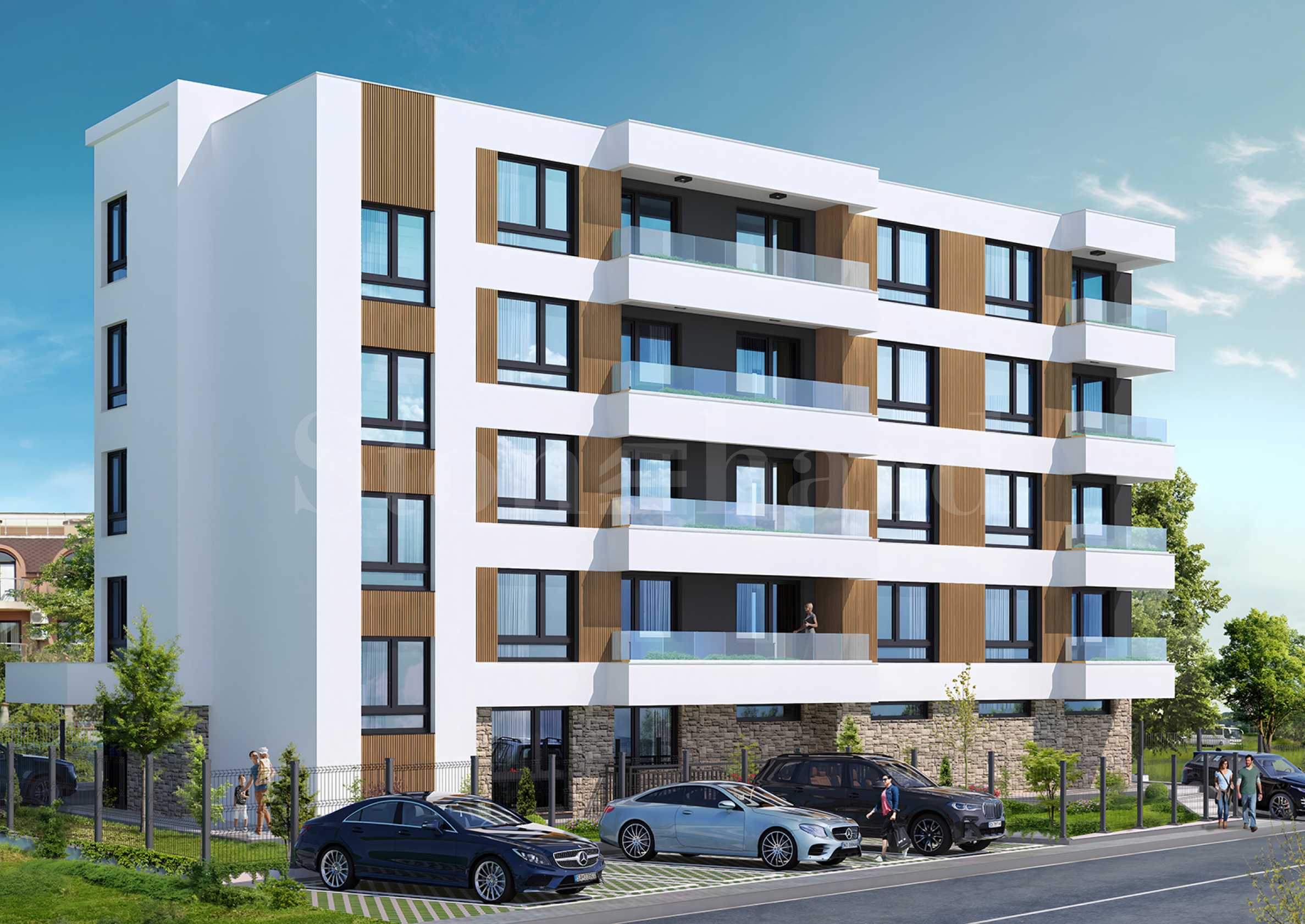 Apartments in a new residential building in the quiet part of Ravda 1 - Stonehard