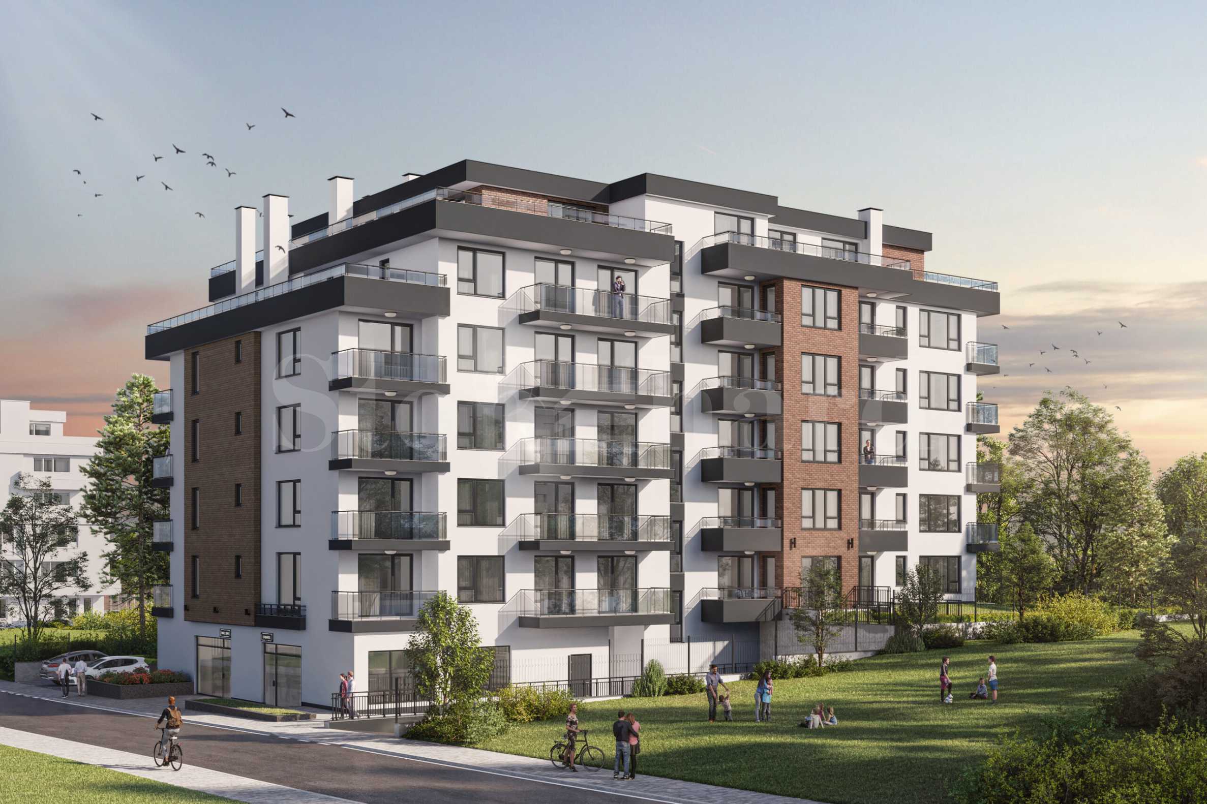 Apartments in a modern new building next to the NSA2 - Stonehard