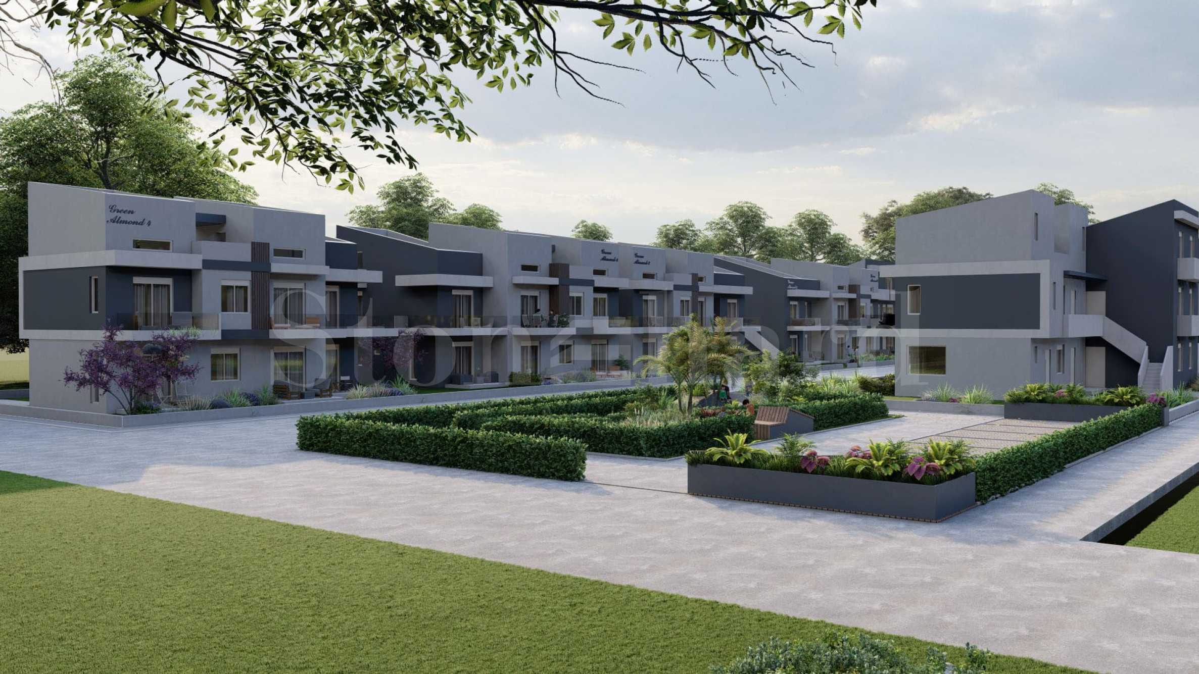 Spacious apartments in Green Almond - a luxury complex 200 m from the beach 1 - Stonehard