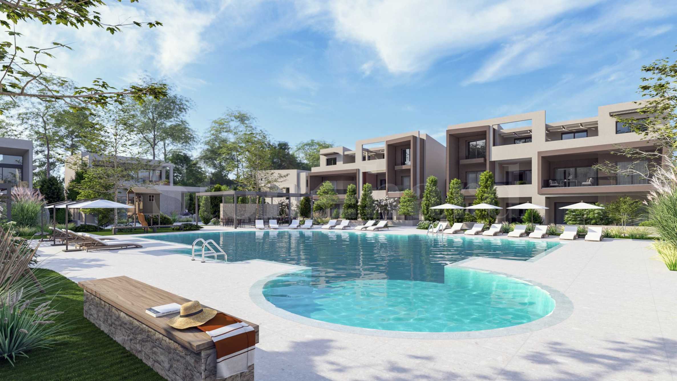 Seafront apartments in The Million Complex, Asprovalta 2 - Stonehard