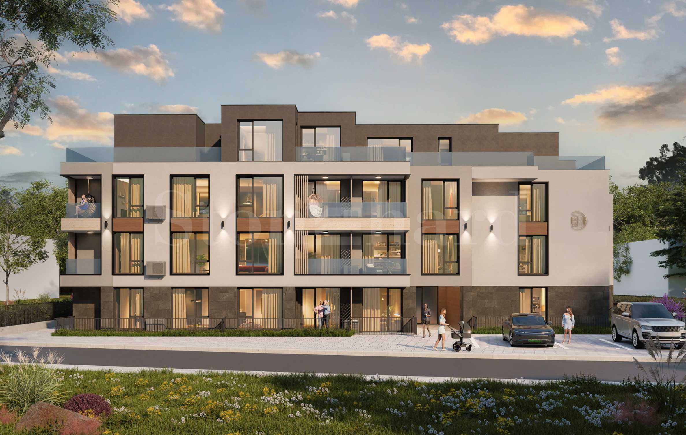 Apartments in two modern new buildings in 