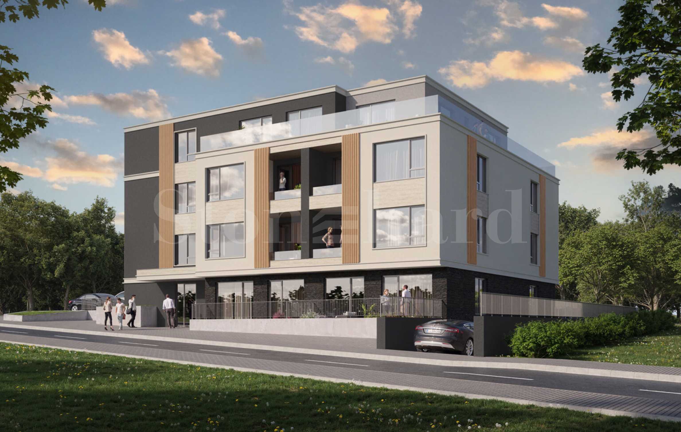 Apartments in two modern new buildings in 