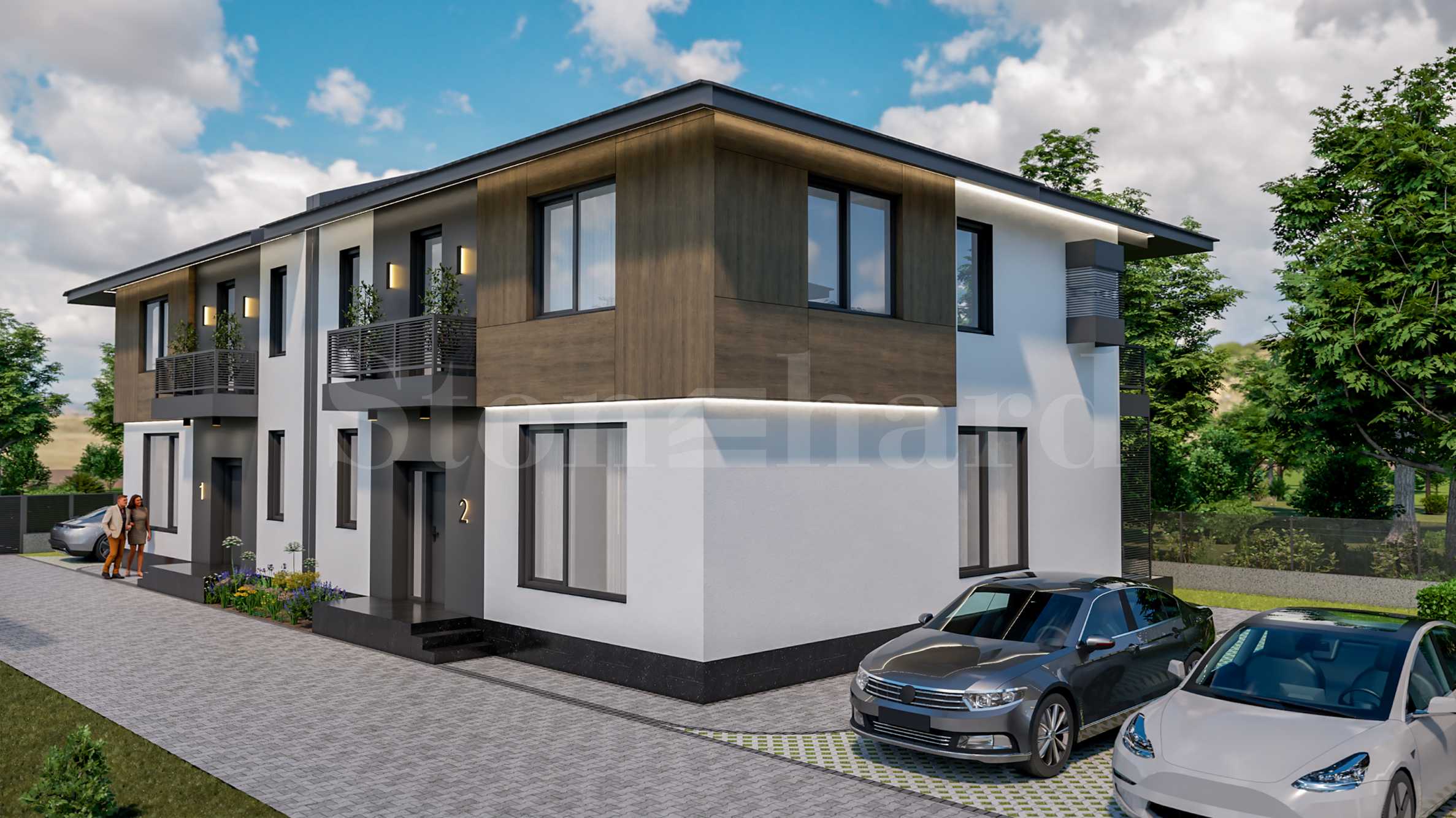 Two-level houses in a boutique complex at the foot of the Rhodope Mountains 2 - Stonehard