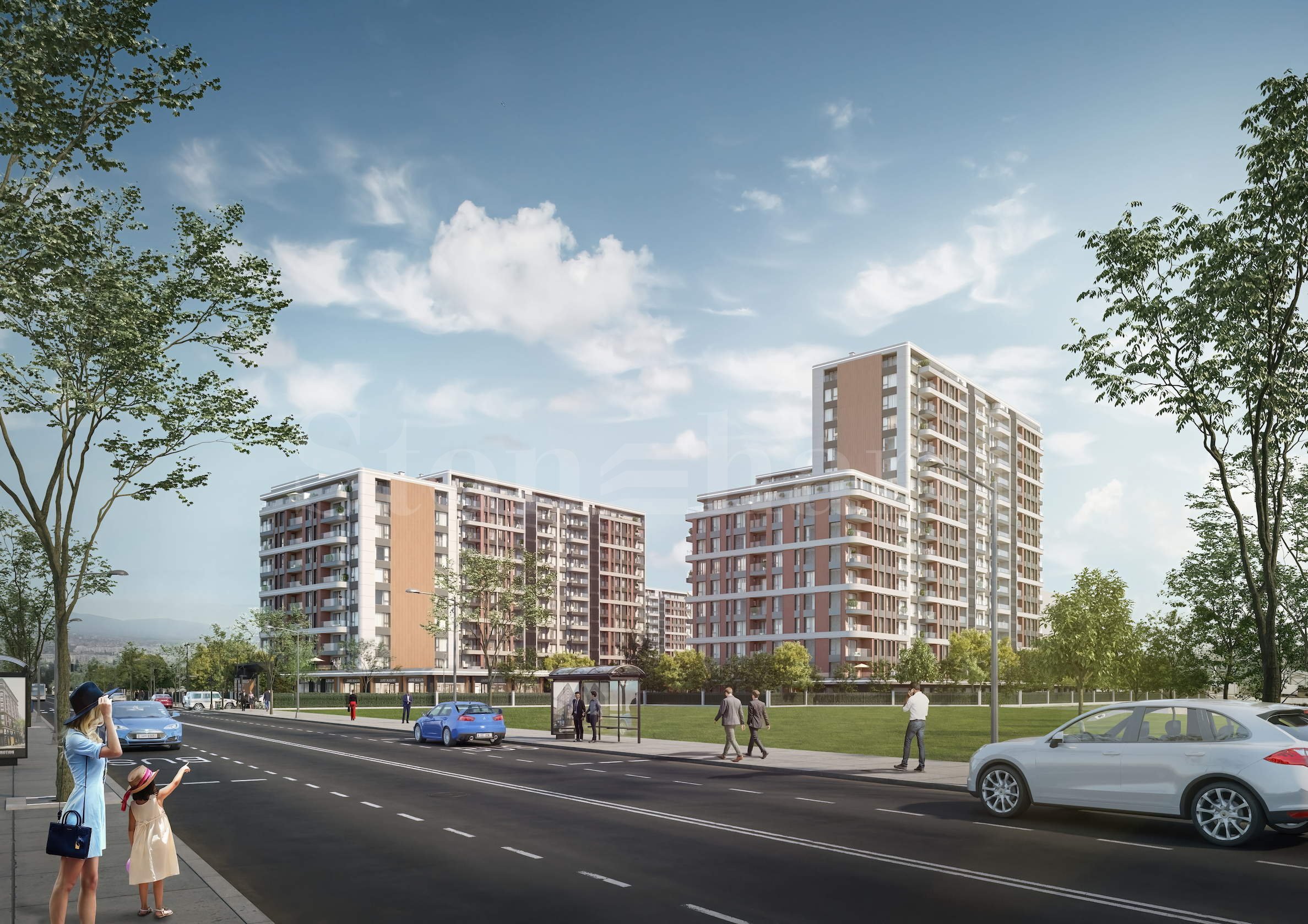 Residential complex with different types of apartments next to Vazrazhdane Park2 - Stonehard