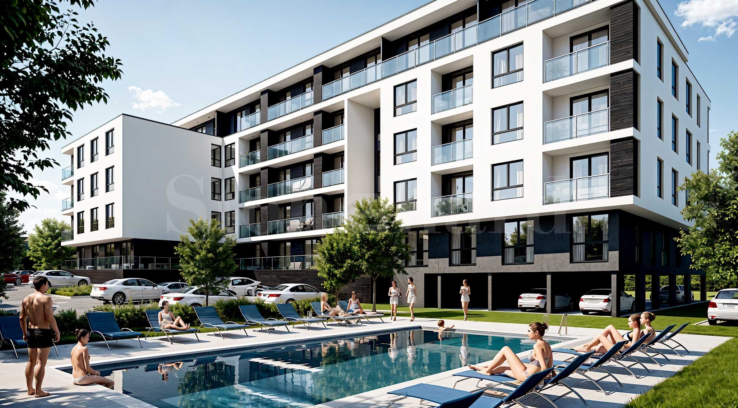 Apartments in a new residential building in the heart of the Old Town of Tsarevo 1 - Stonehard
