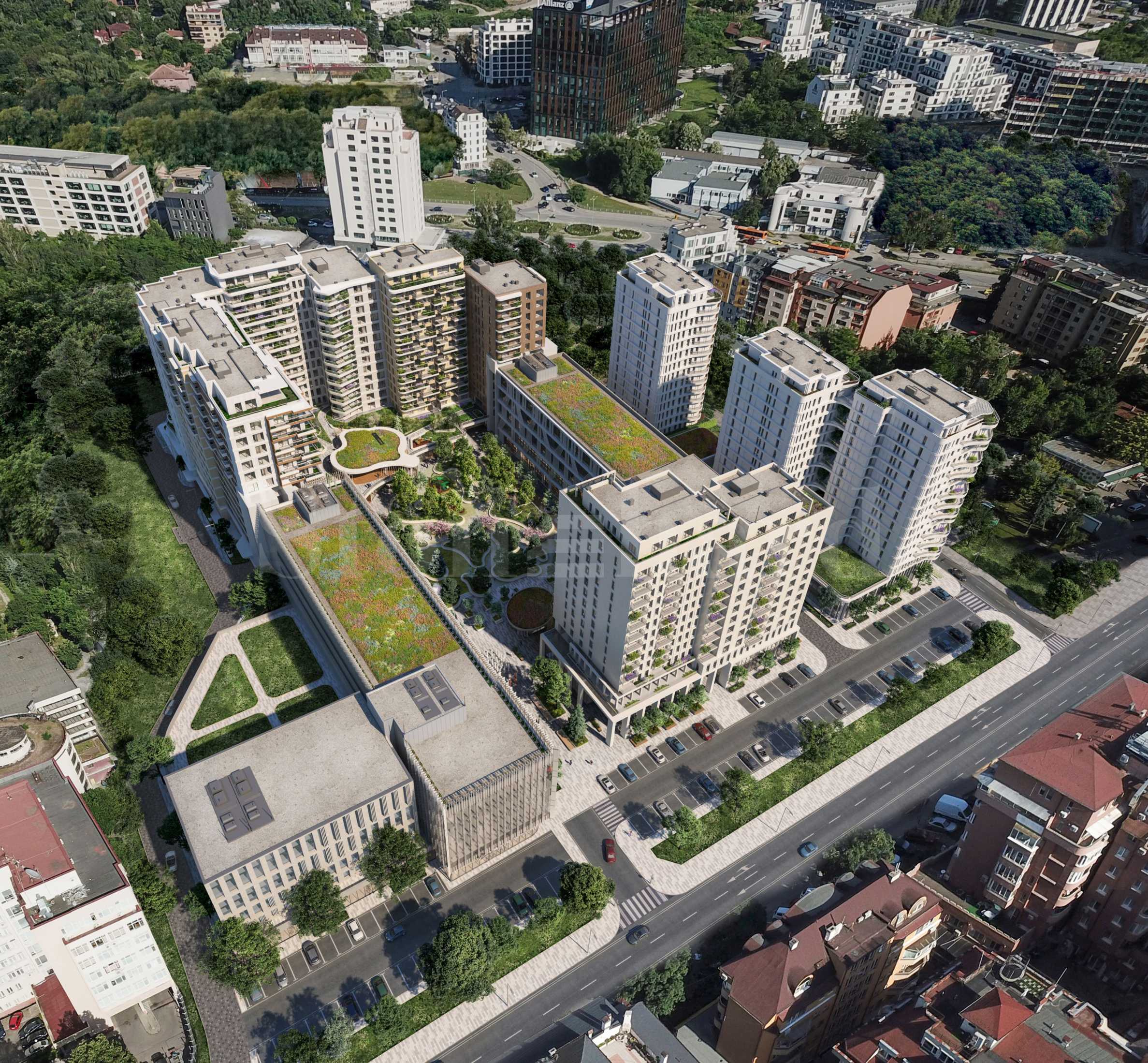 Large-scale residential complex with various types of apartments in Lozenets district1 - Stonehard