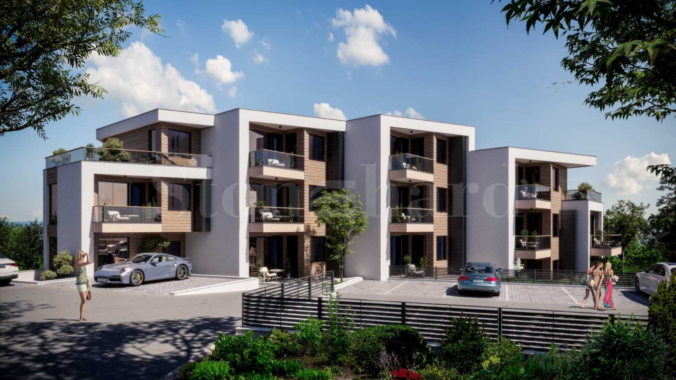 Apartments in a boutique new building 100 m from Harmanite beach in Sozopol 1 - Stonehard