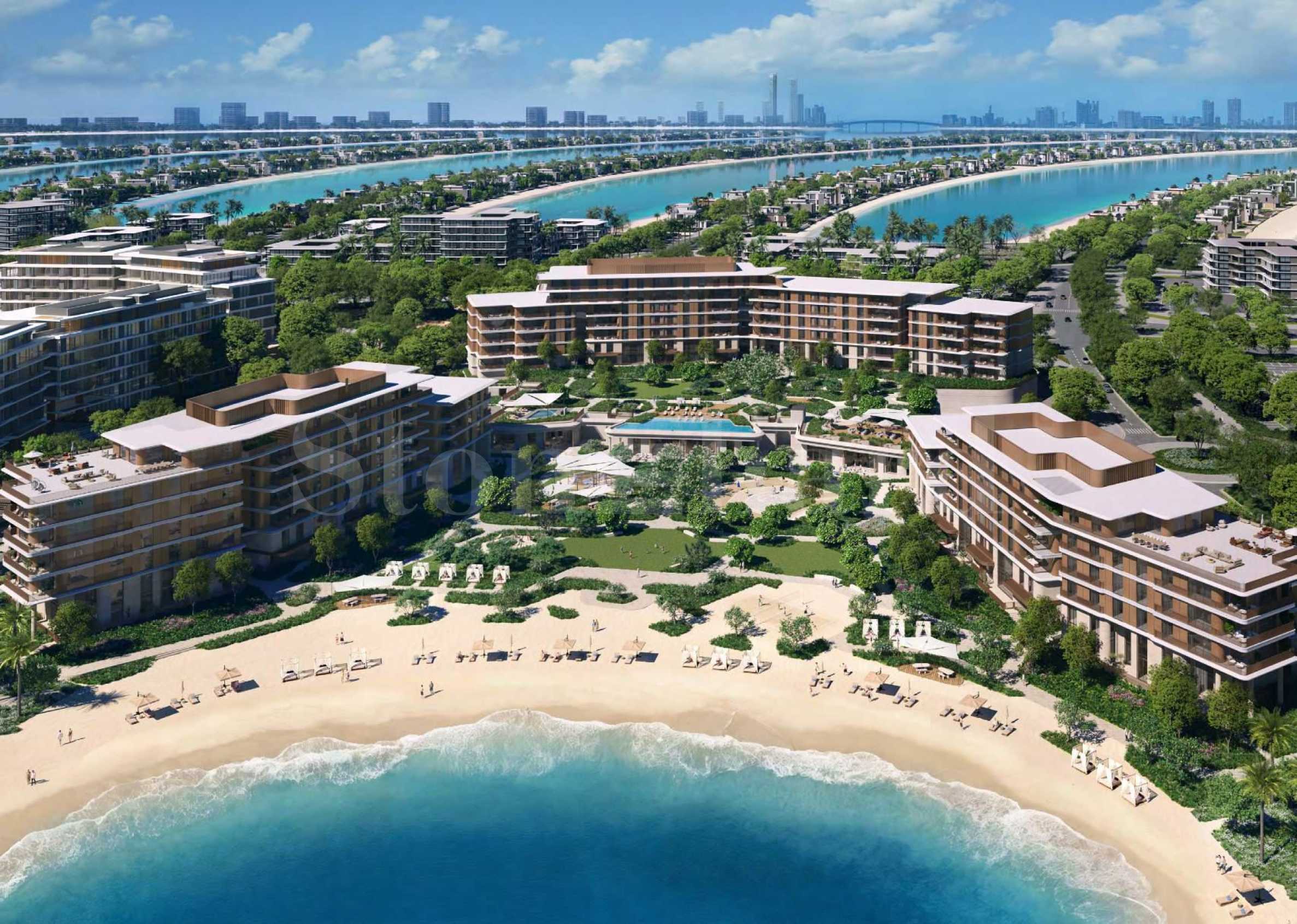 ������� ���������� � Palm Central - ��� ������ �� Palm Jebel Ali1 - Stonehard