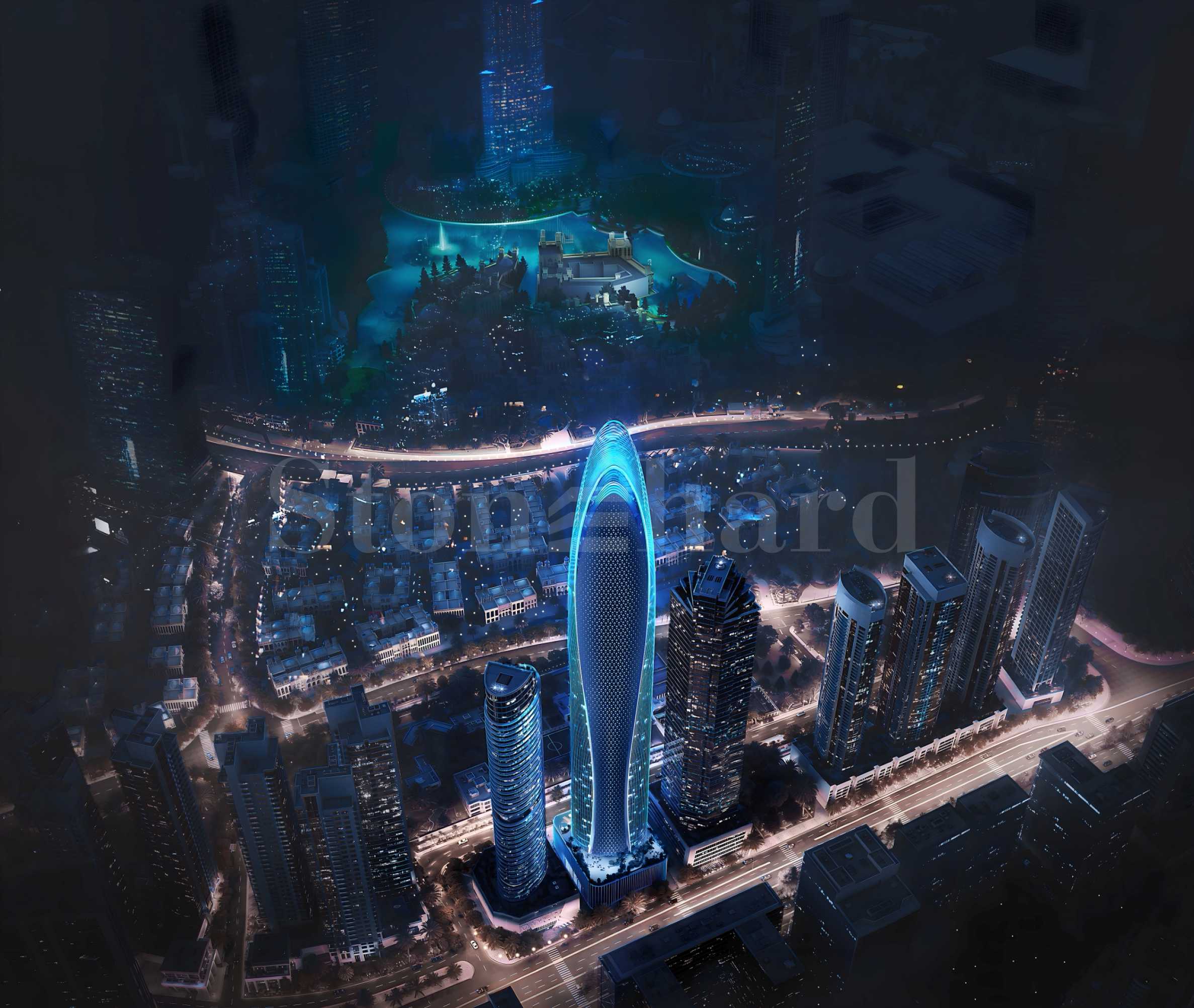 Mercedes Benz Places Binghatti, Downtown1 - Stonehard