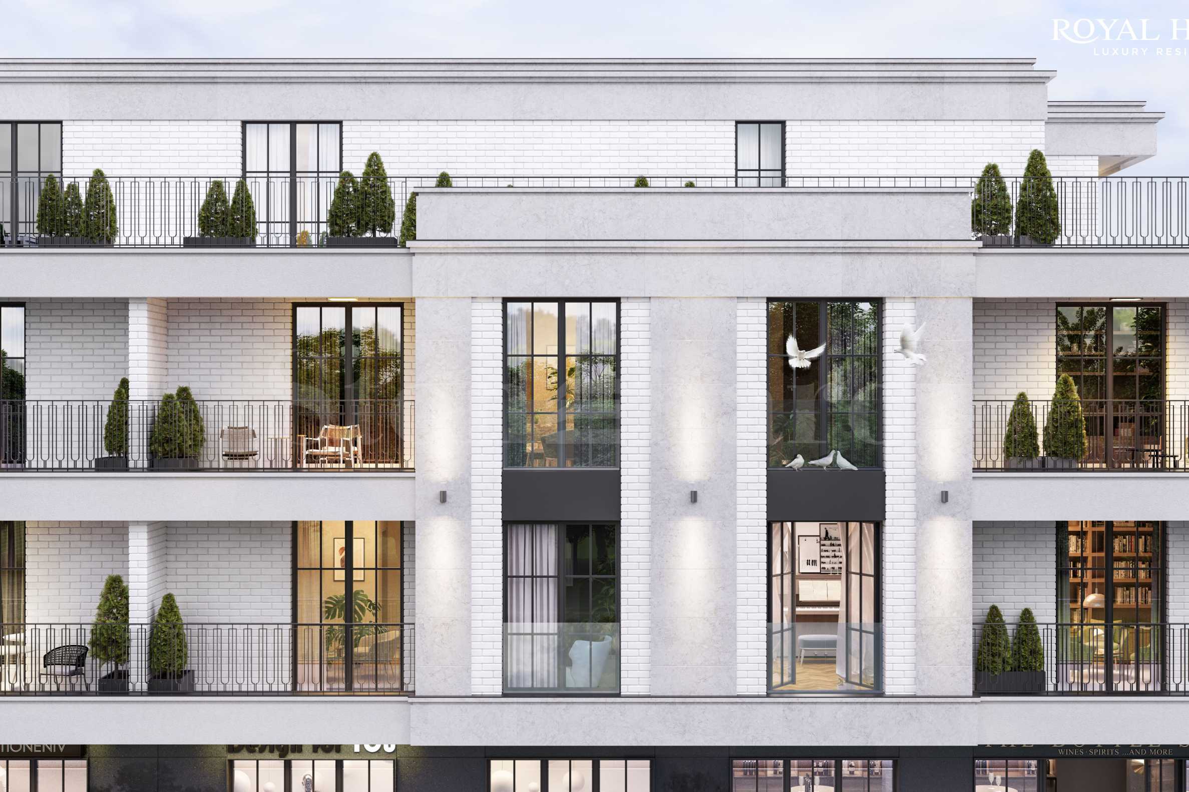 Apartments in a modern new complex near the National Academy of Sciences in 