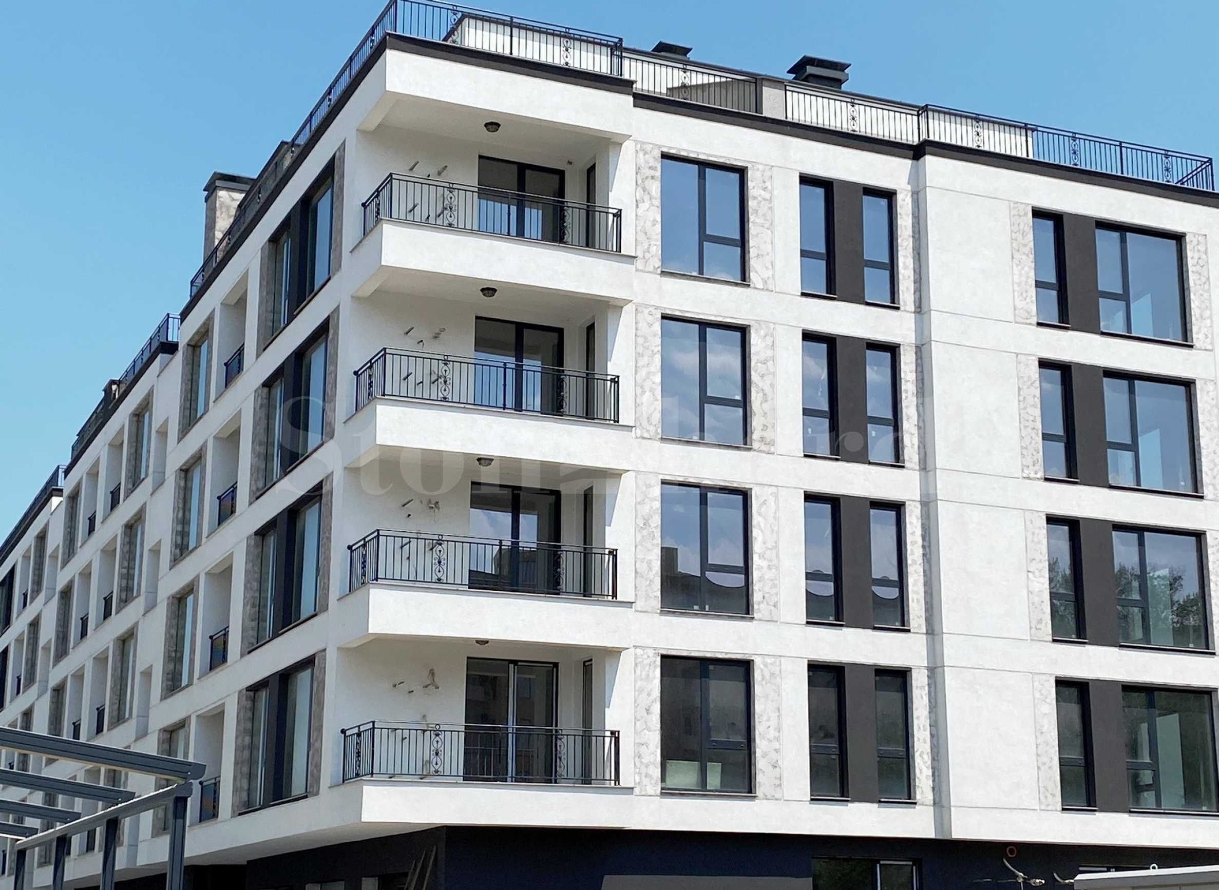 Apartments in a new complex in the 
