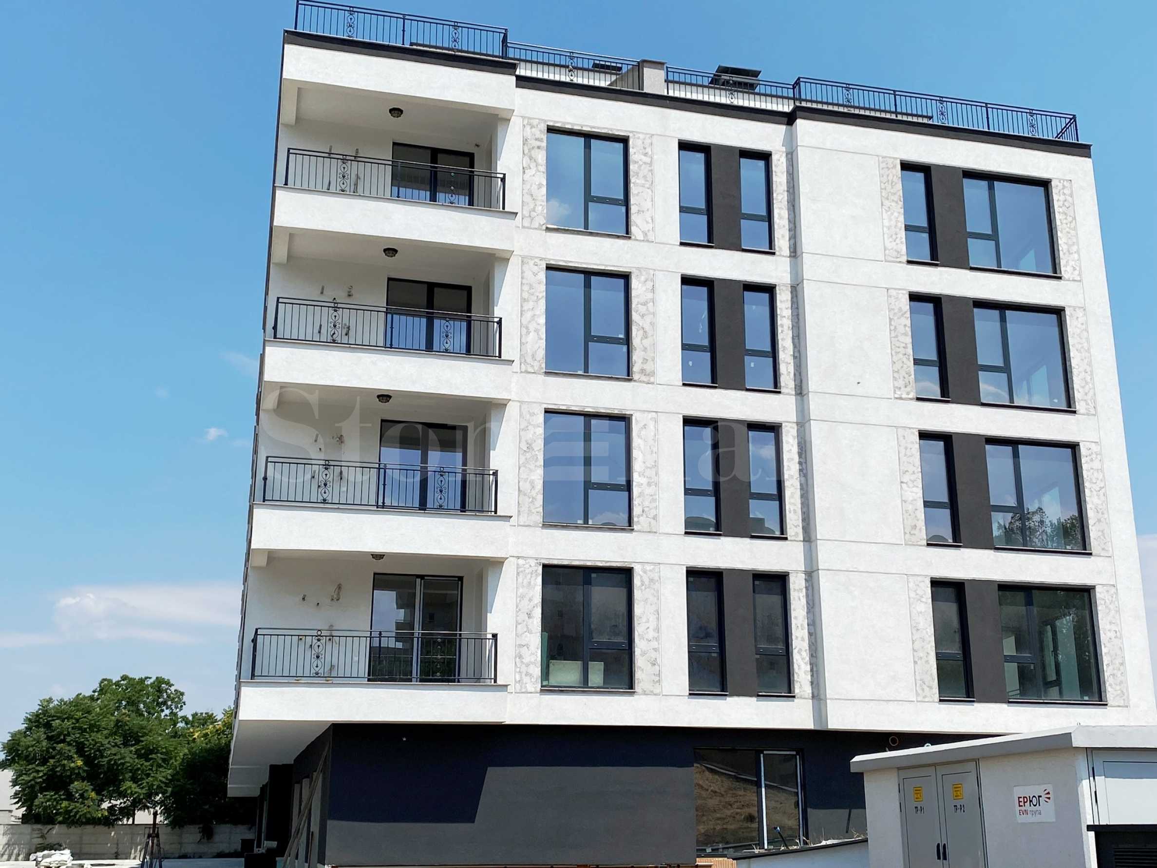 Apartments in a new complex in the 