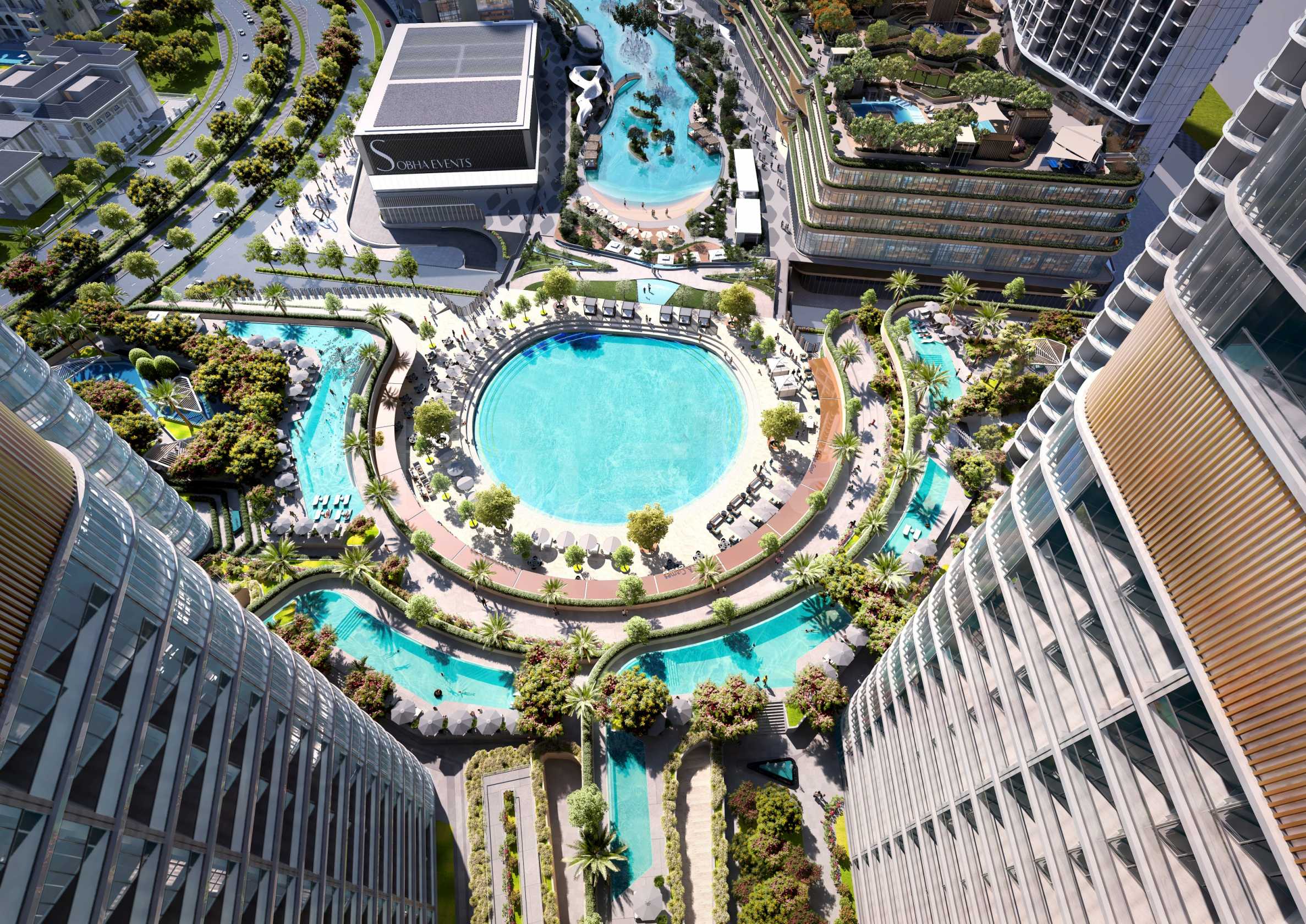 ����������� �� �������� � Skyvue Solair, Sobha Hartland II2 - Stonehard