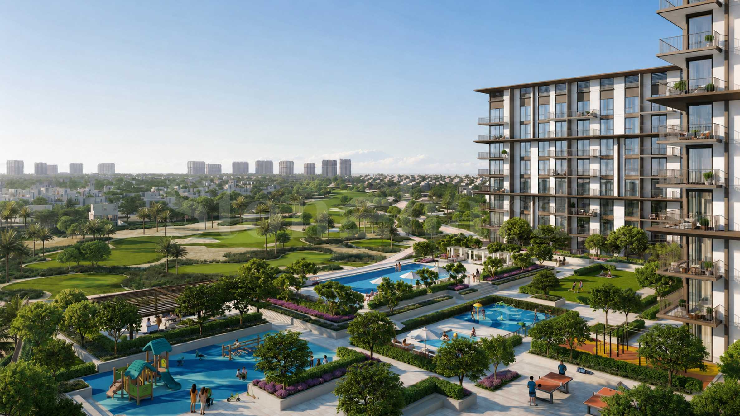 ���������� ����������� �� ������� � ������ Golf Trails, Emaar South. 2 - Stonehard