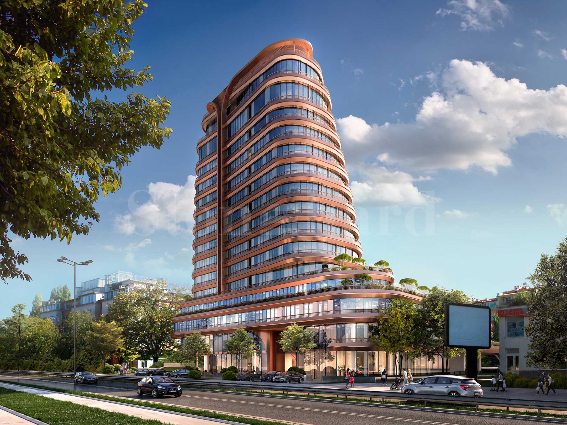 S-Tower - a new distinctive building on G.M. Dimitrov Blvd.1 - Stonehard