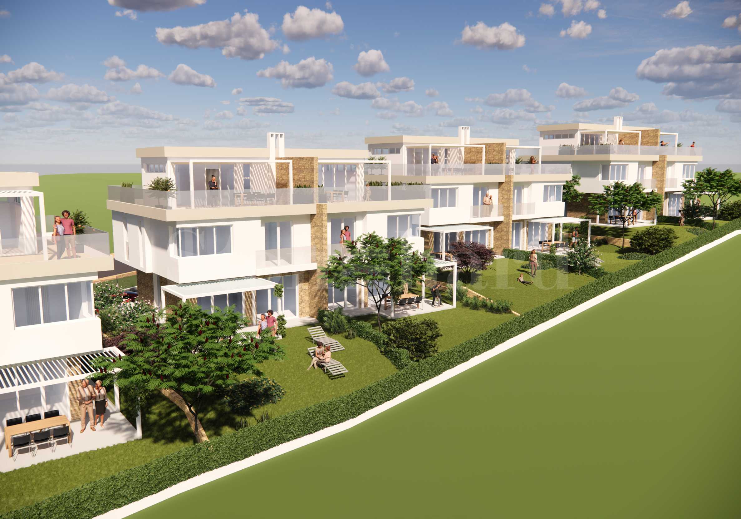 Houses with parking spaces and sea view next to Kavatsi beach1 - Stonehard