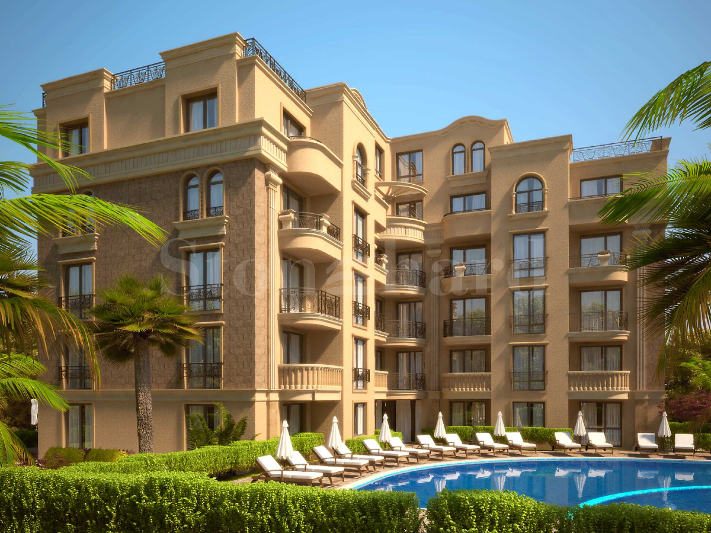Apartments in a new complex with a pool next to the park1 - Stonehard