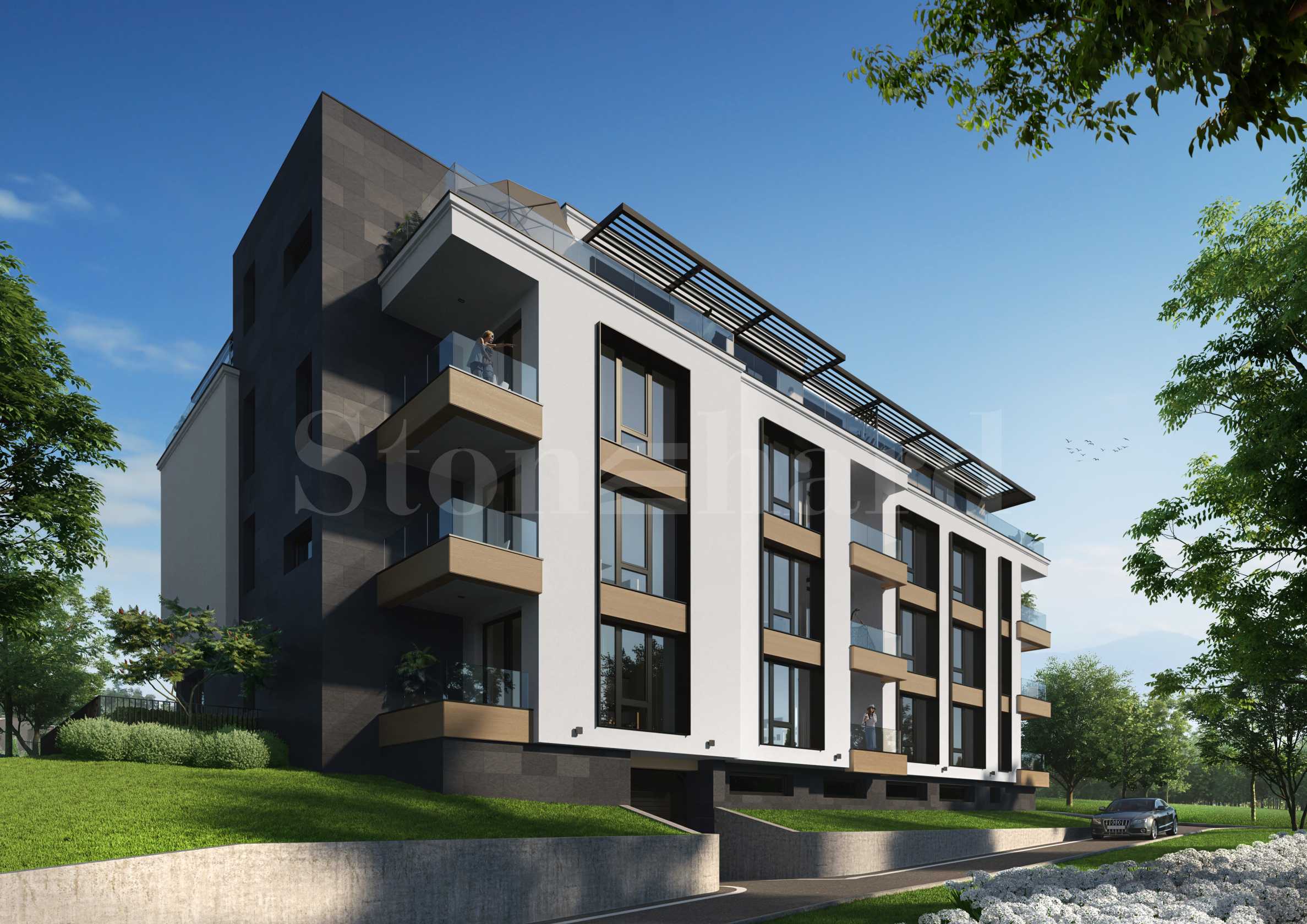 Modern building with apartments in the new town of Sozopol2 - Stonehard