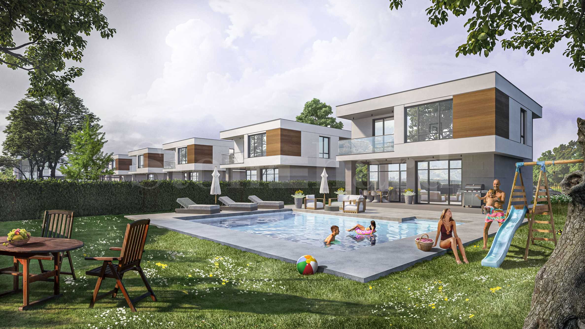 Нов комплекс от самостоятелни къщи на 7 минути от Бургас 1 - Stonehard