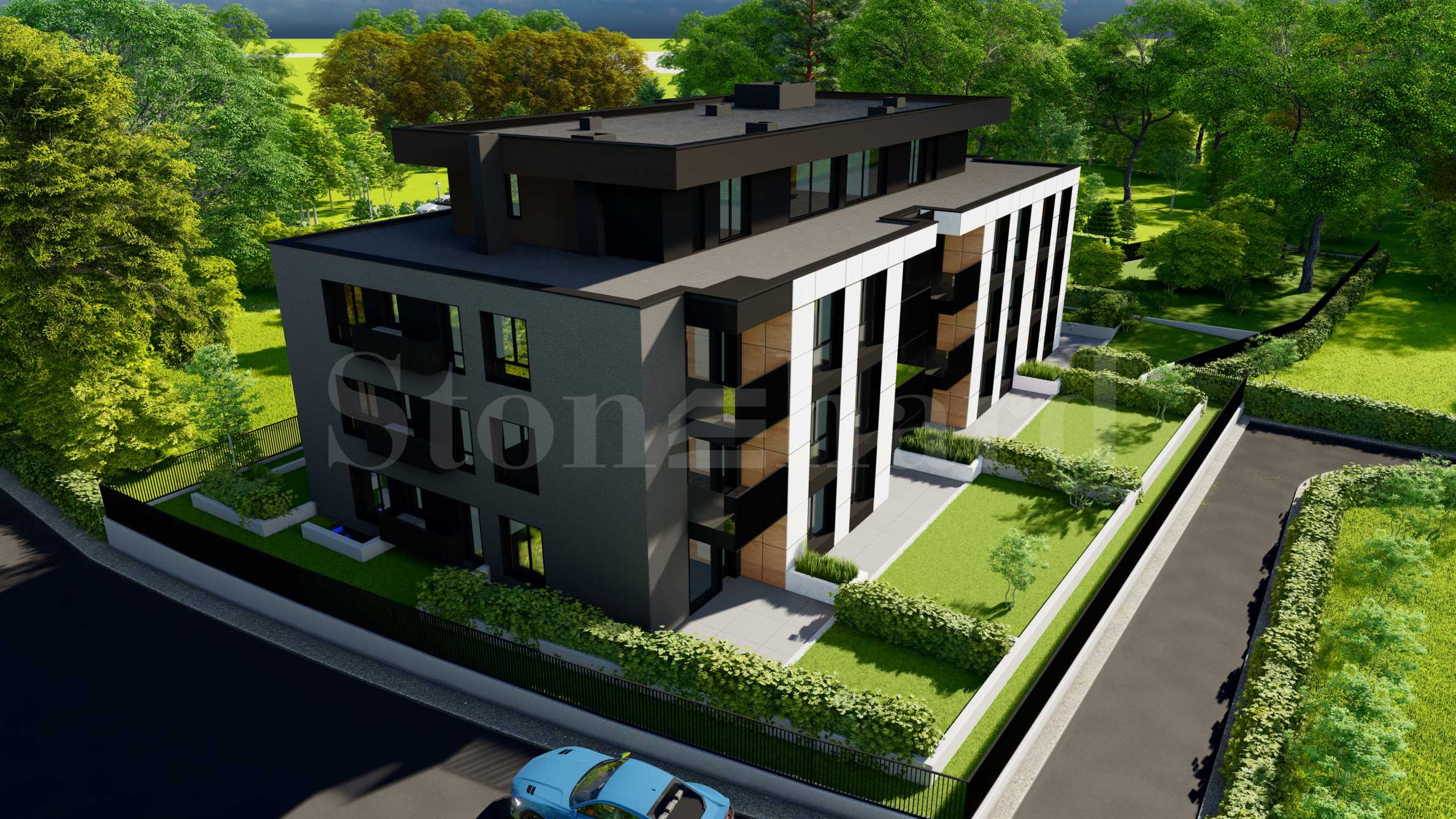Apartments in a new residential building at the foot of Vitosha2 - Stonehard