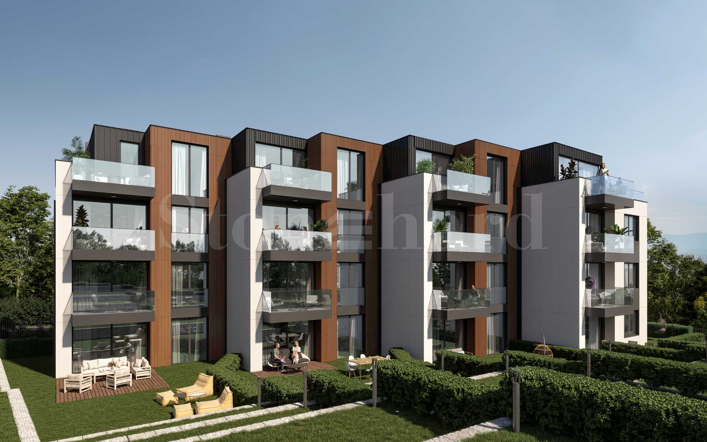 Apartments in a boutique residential building at the foot of Vitosha1 - Stonehard