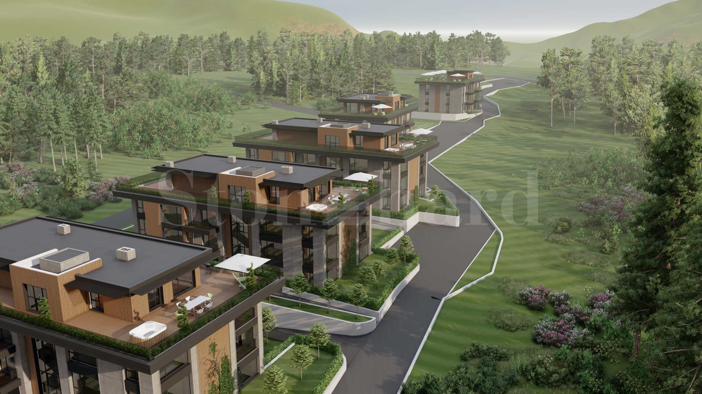 Residential complex with new apartments at the foot of Vitosha1 - Stonehard
