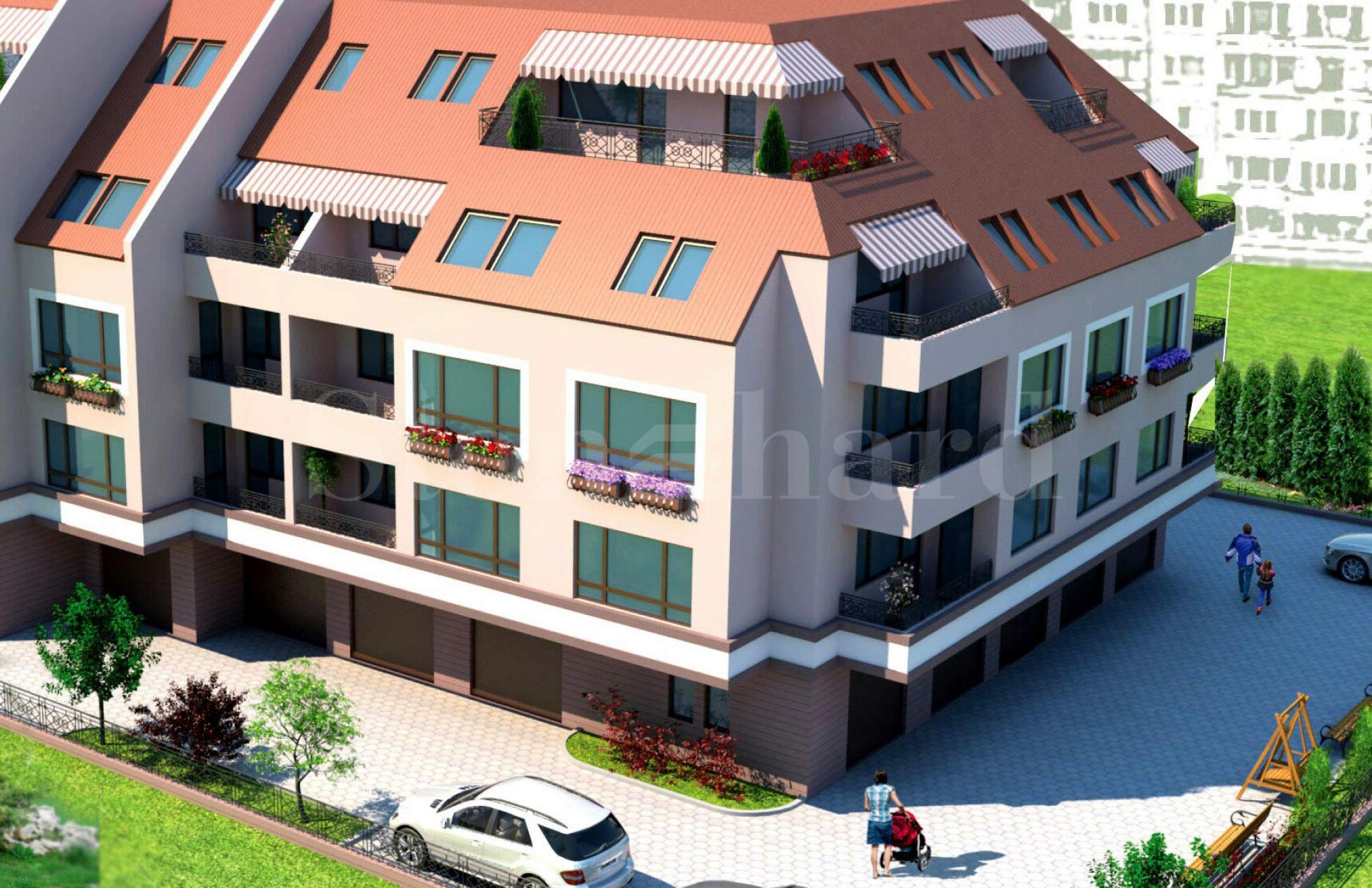 An attractive building of apartments in a neighborhood with excellent infrastructure2 - Stonehard