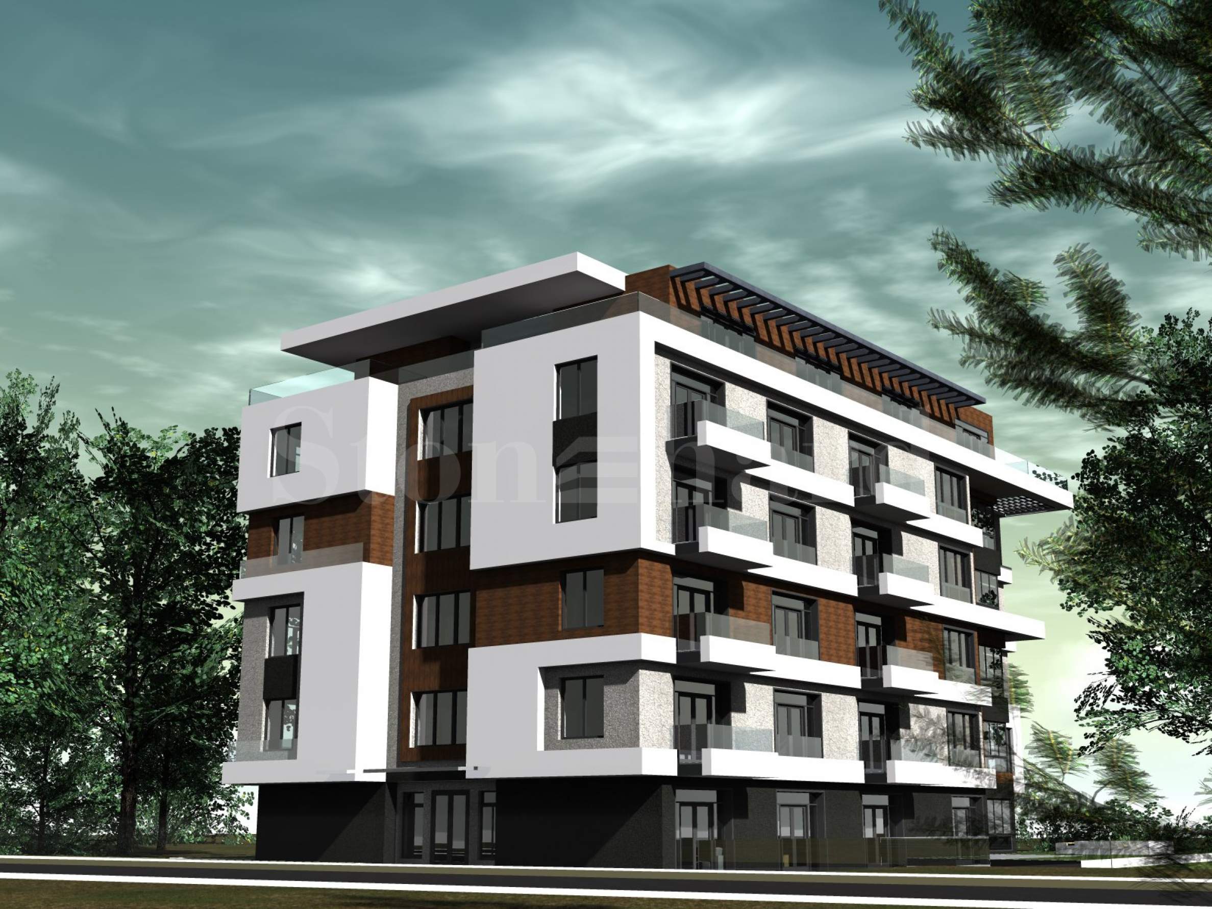 Elegant residential building with nice architecture in Dianabad District1 - Stonehard