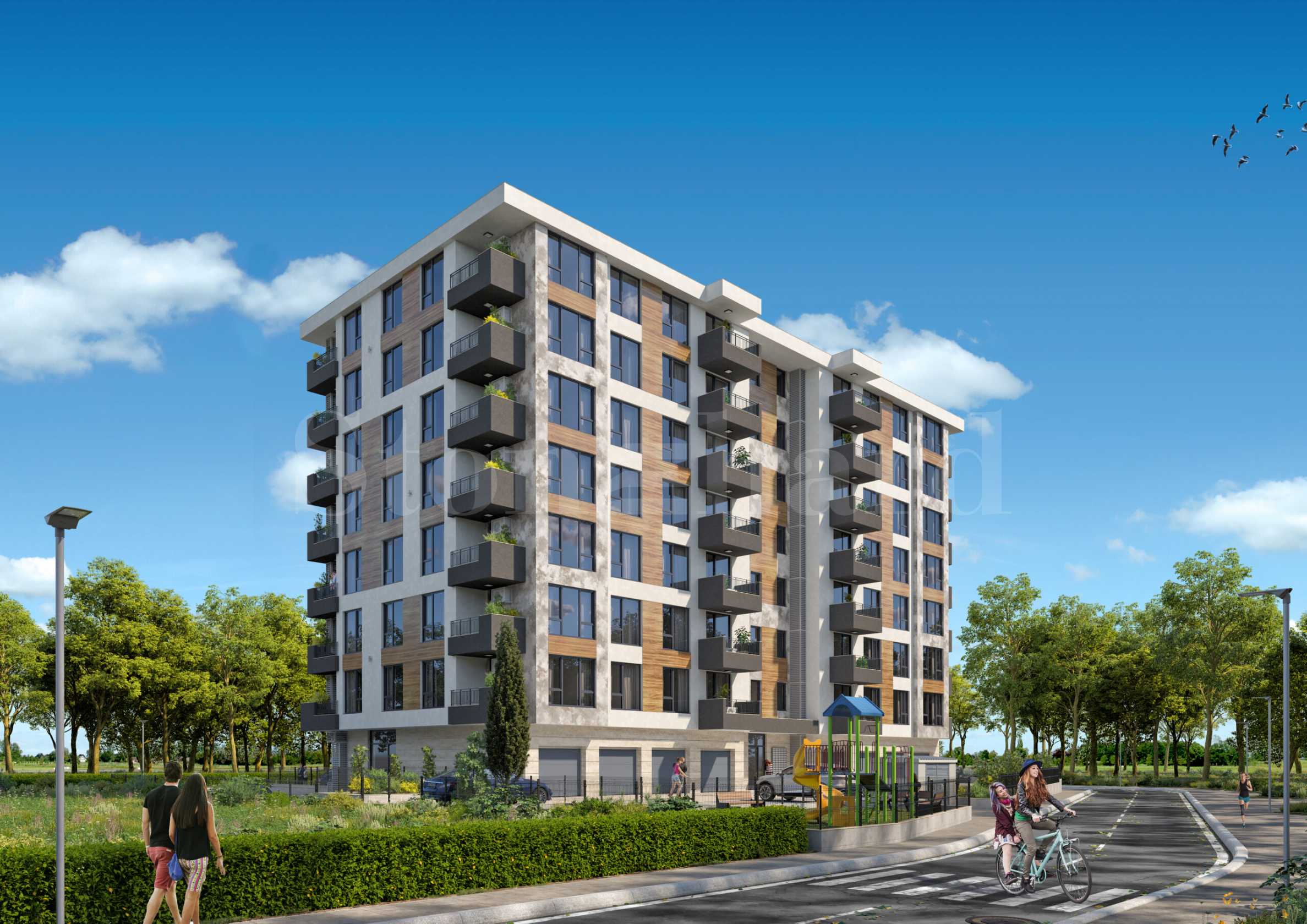 Apartments in a new gated complex in Burgas 2 - Stonehard