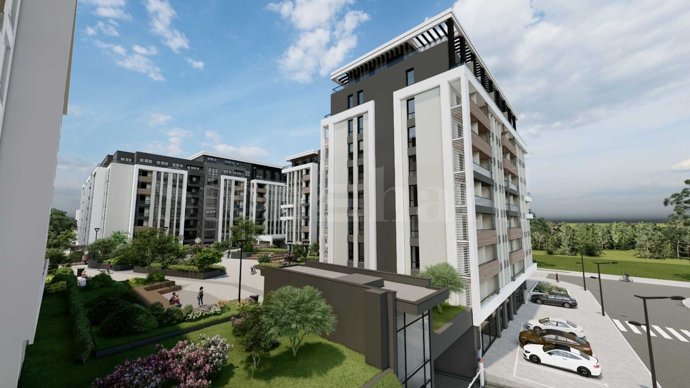 Comfortable apartment in a new innovative complex in the 