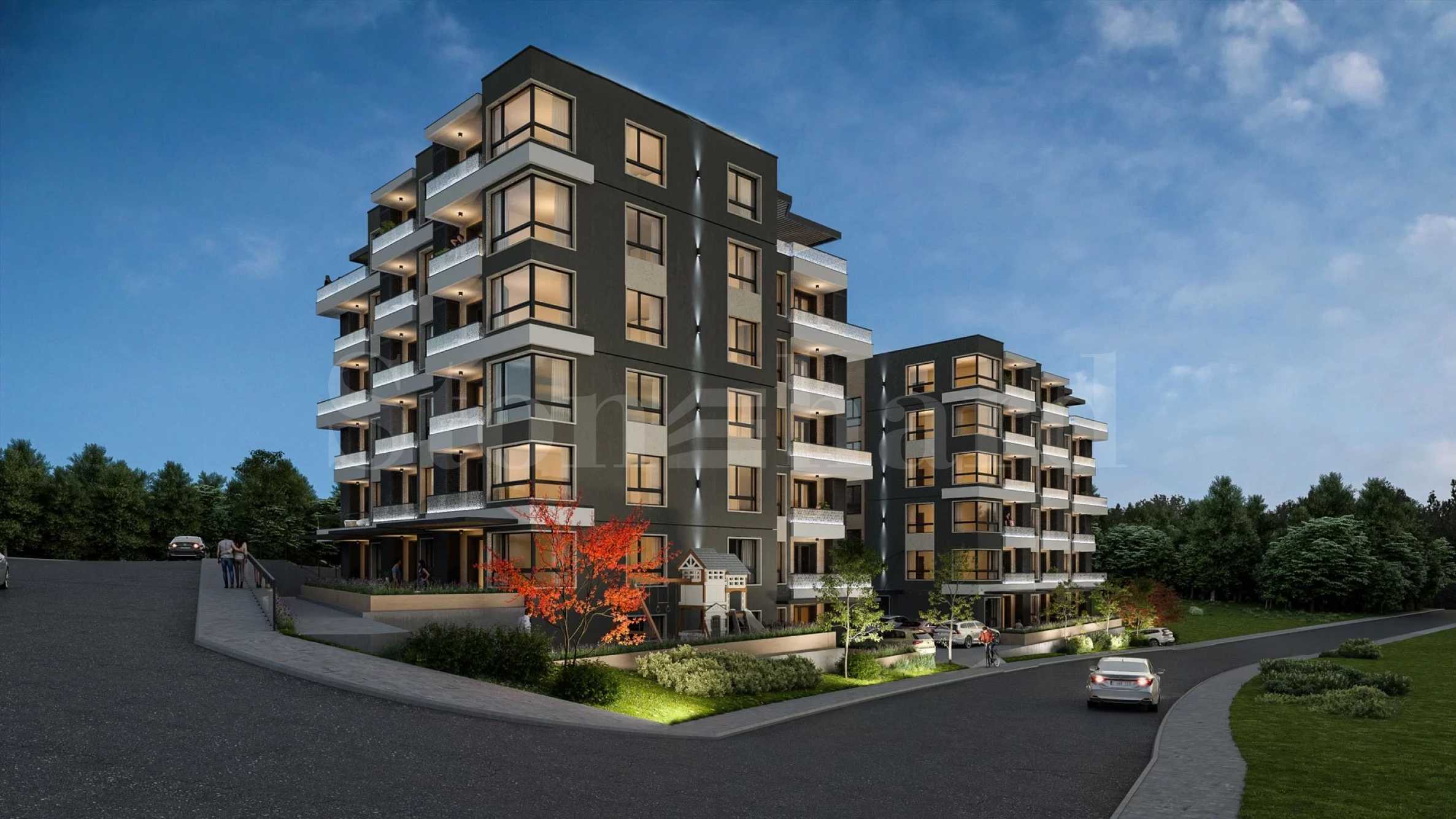 Newly built apartments in the 