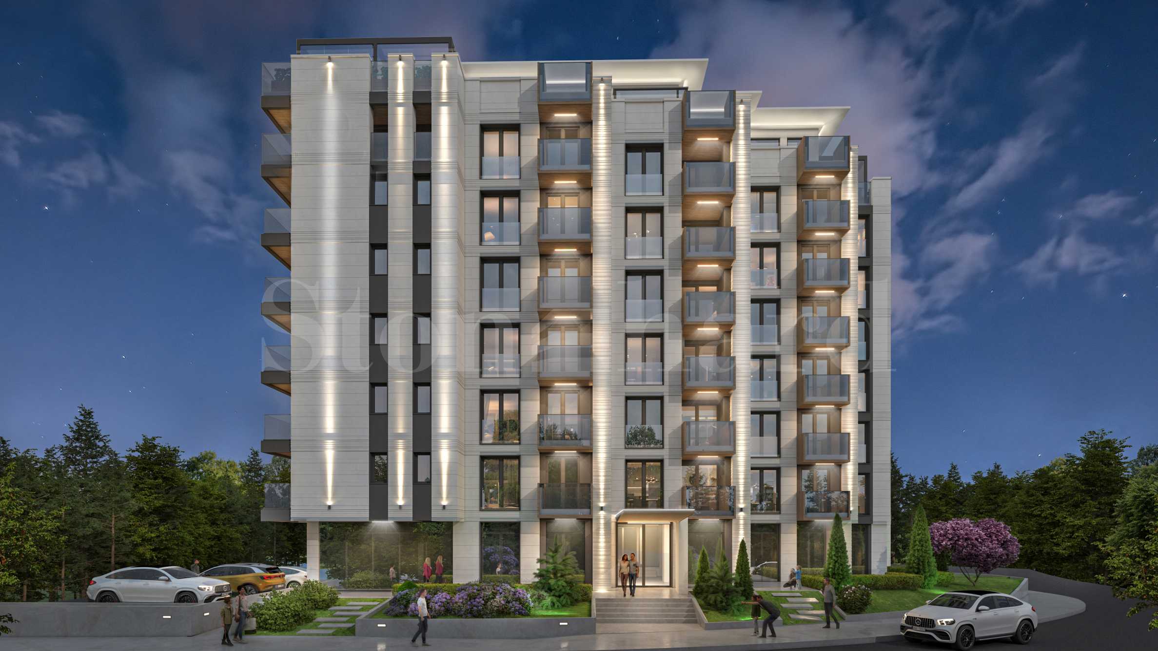 A new generation boutique building, between two metro stations in the 