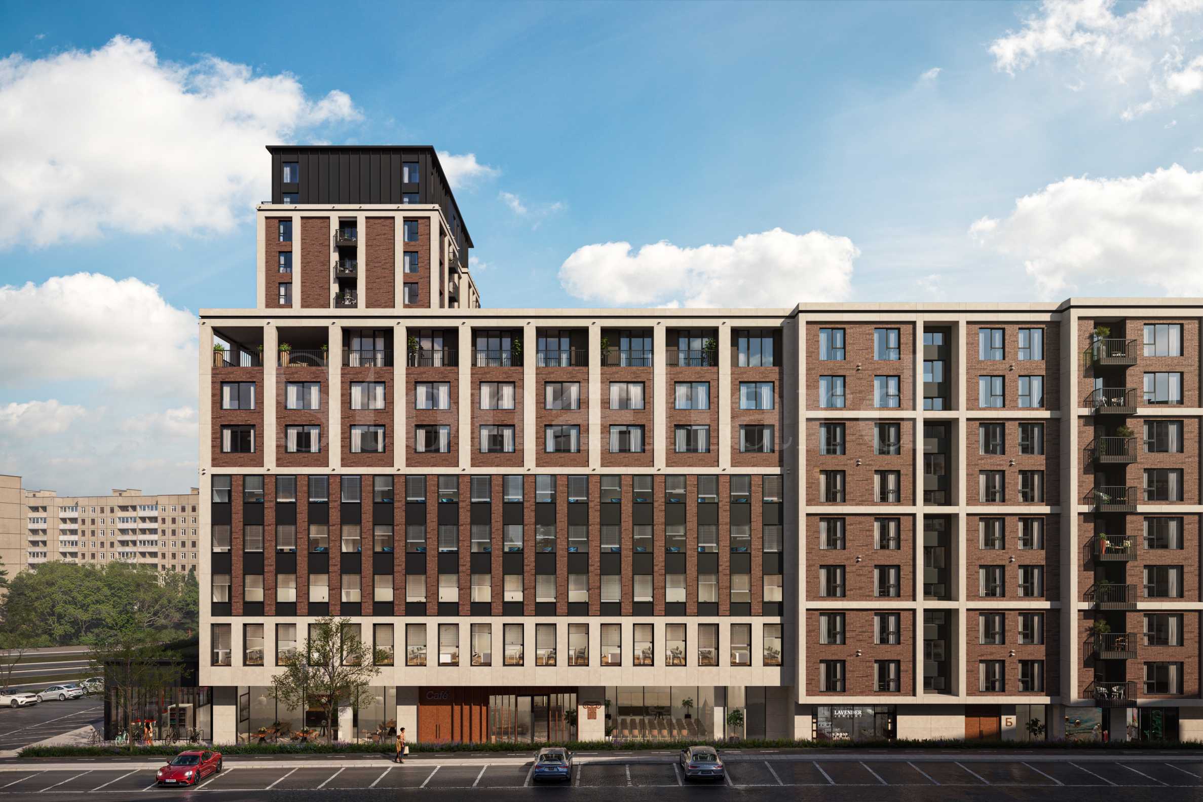 Apartments in a new complex with a modern vision in 